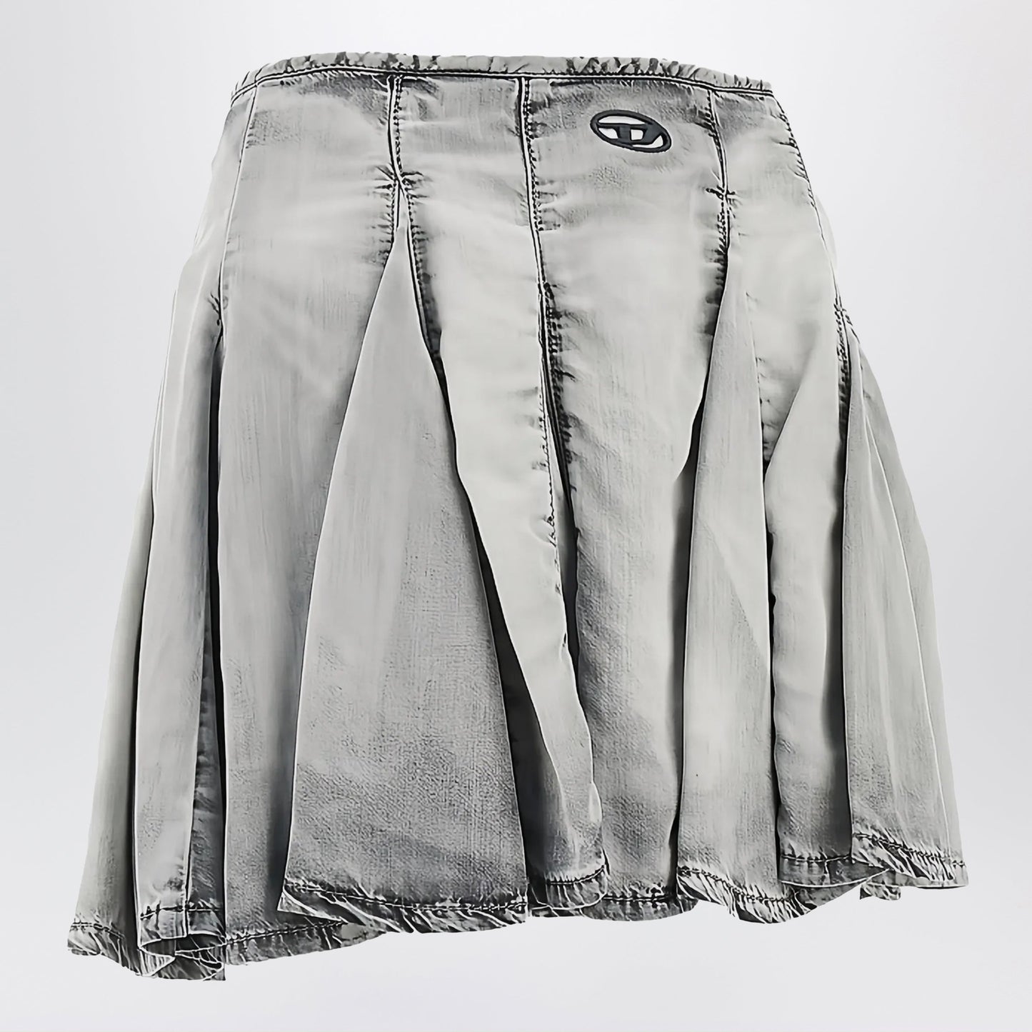 Diesel De-Spiki Stonewashed Lyocell Skirt Women DIESEL