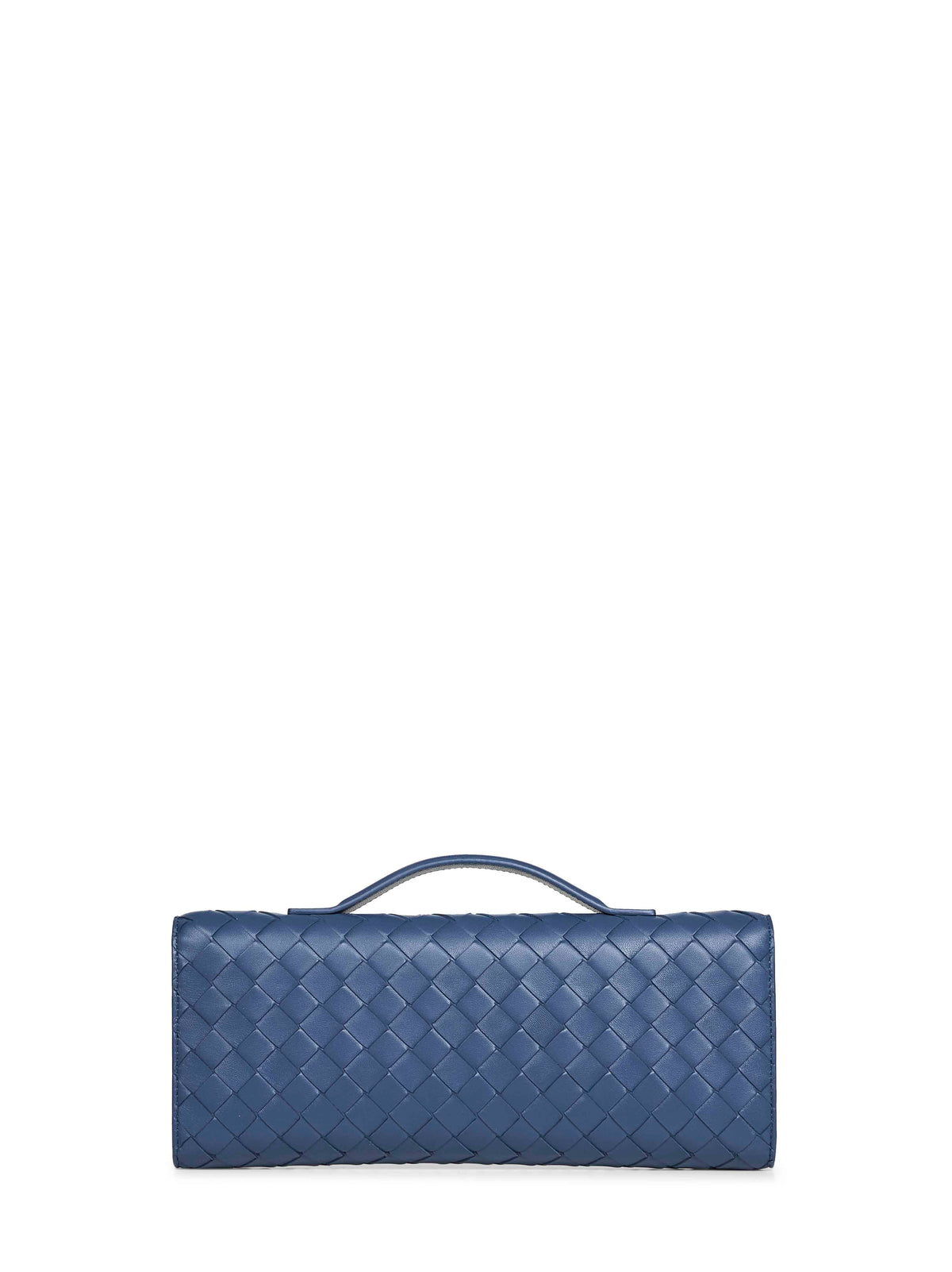 Bottega Veneta Women Blue Venezia Andiamo Clutch Top Handle Clutch Bag BOTTEGA VENETA