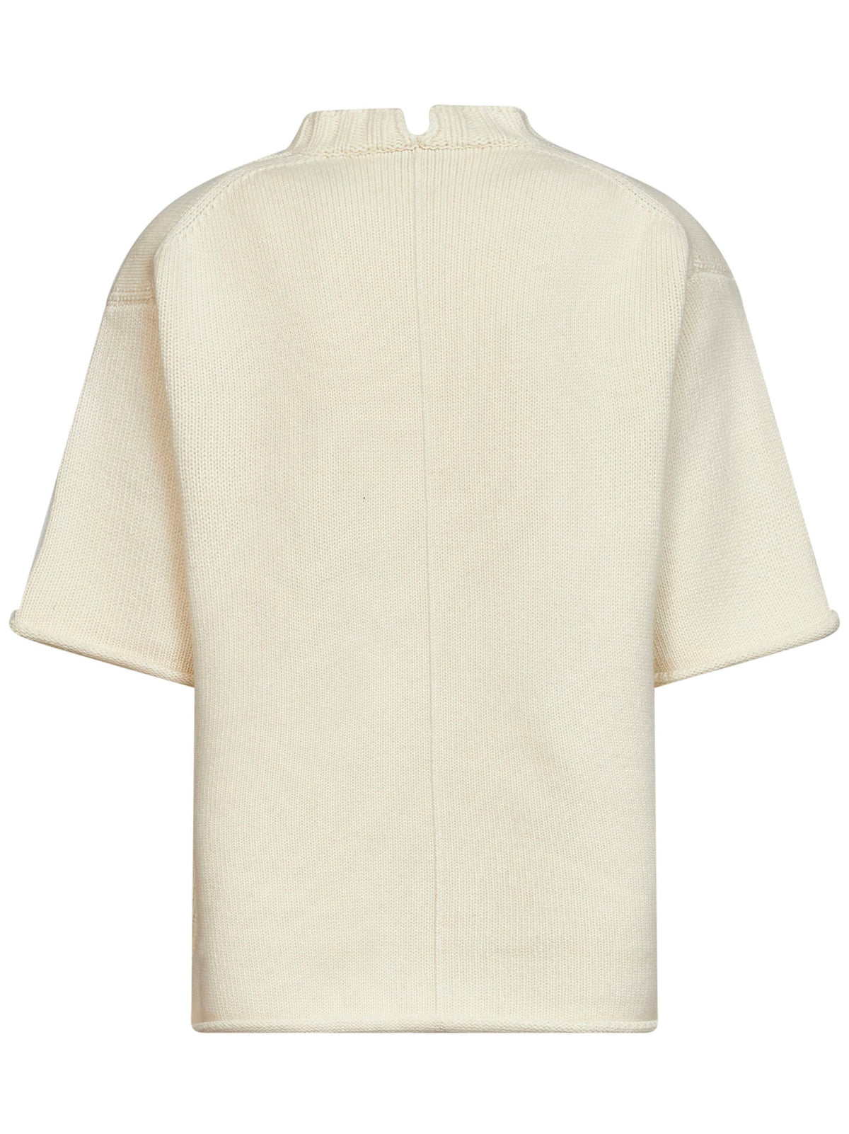 Bottega Veneta Women Rice Wool And Cashmere Blend Knit T-Shirt BOTTEGA VENETA