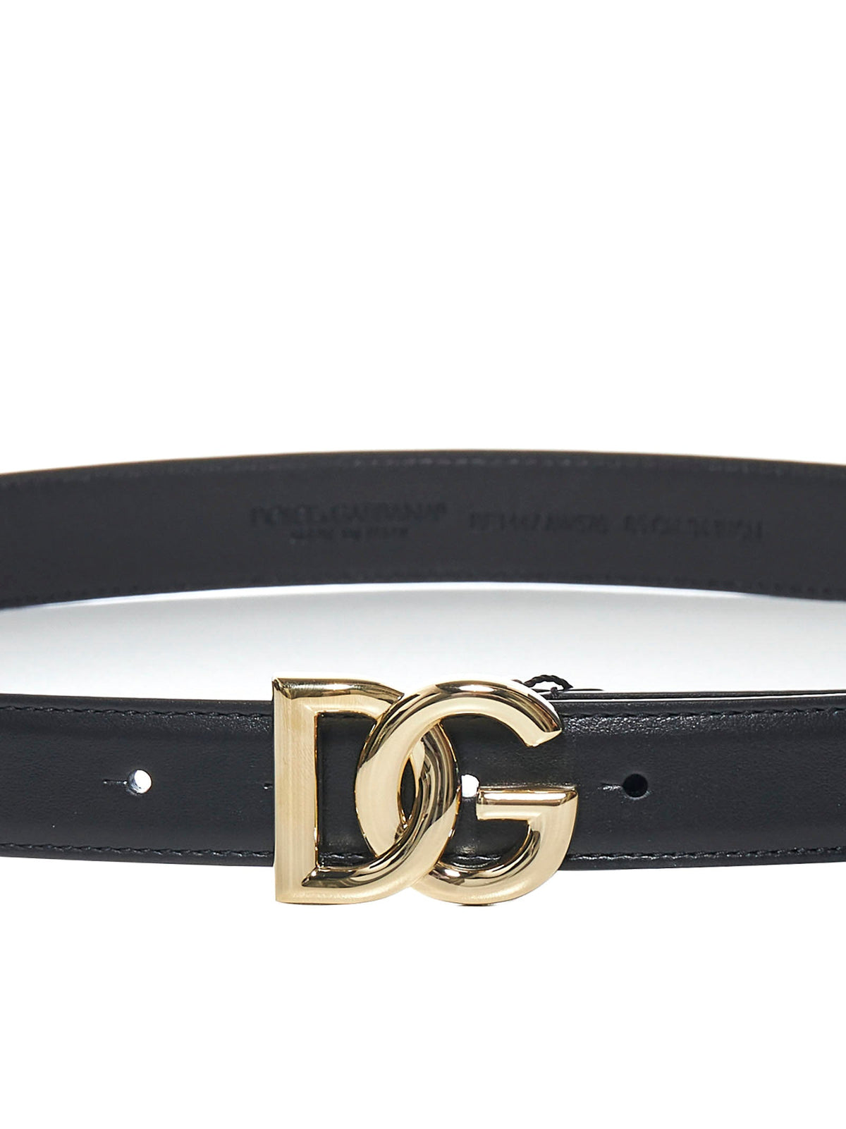 Dolce & Gabbana Women Calfskin Belt With Dg Logo DOLCE & GABBANA