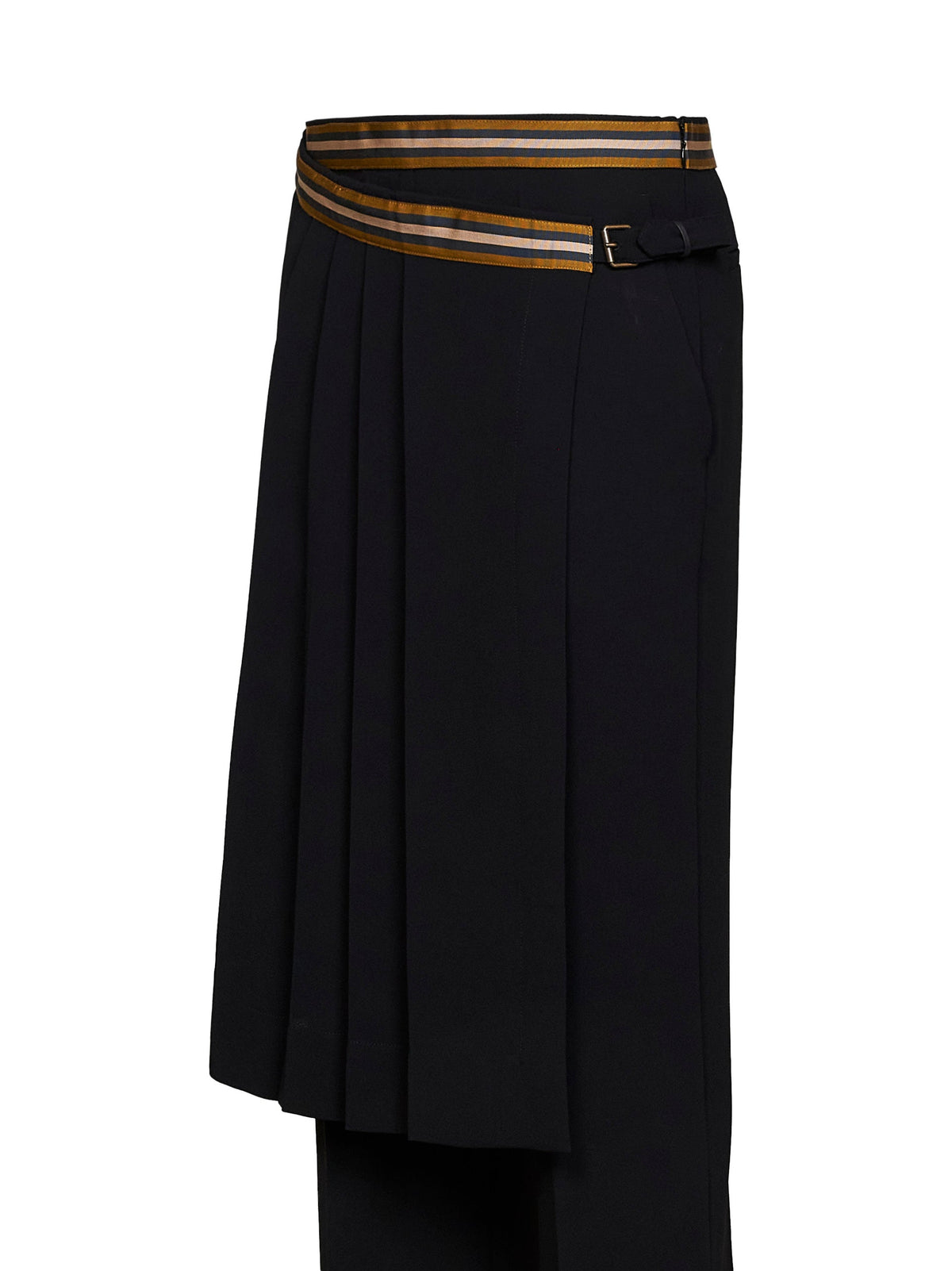 Dries Van Noten Women Black Heavyweight Crêpe Prestona Skirt Trousers DRIES VAN NOTEN