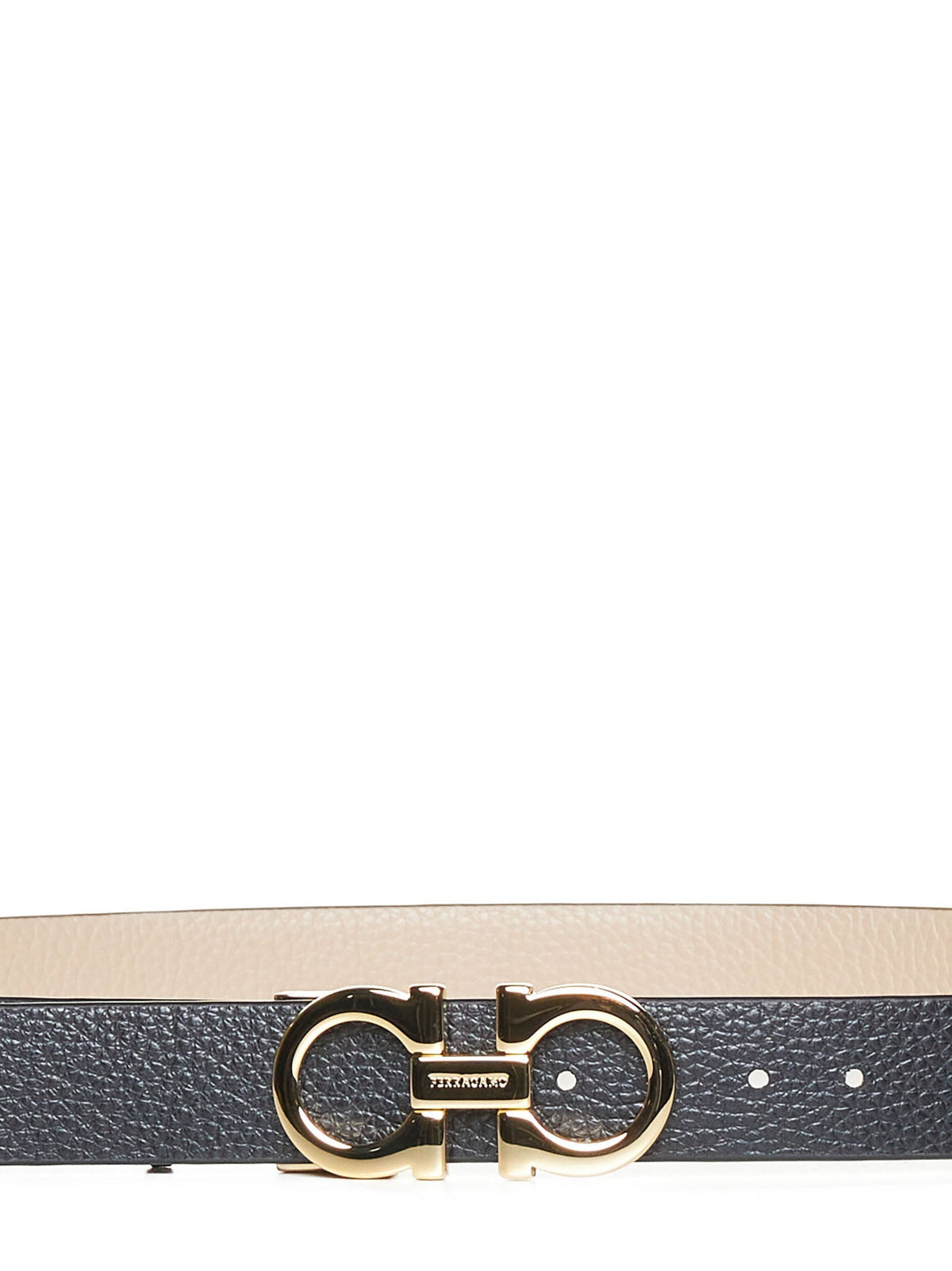 Ferragamo Women Ferragamo Reversible Grained Leather Gancini Belt FERRAGAMO
