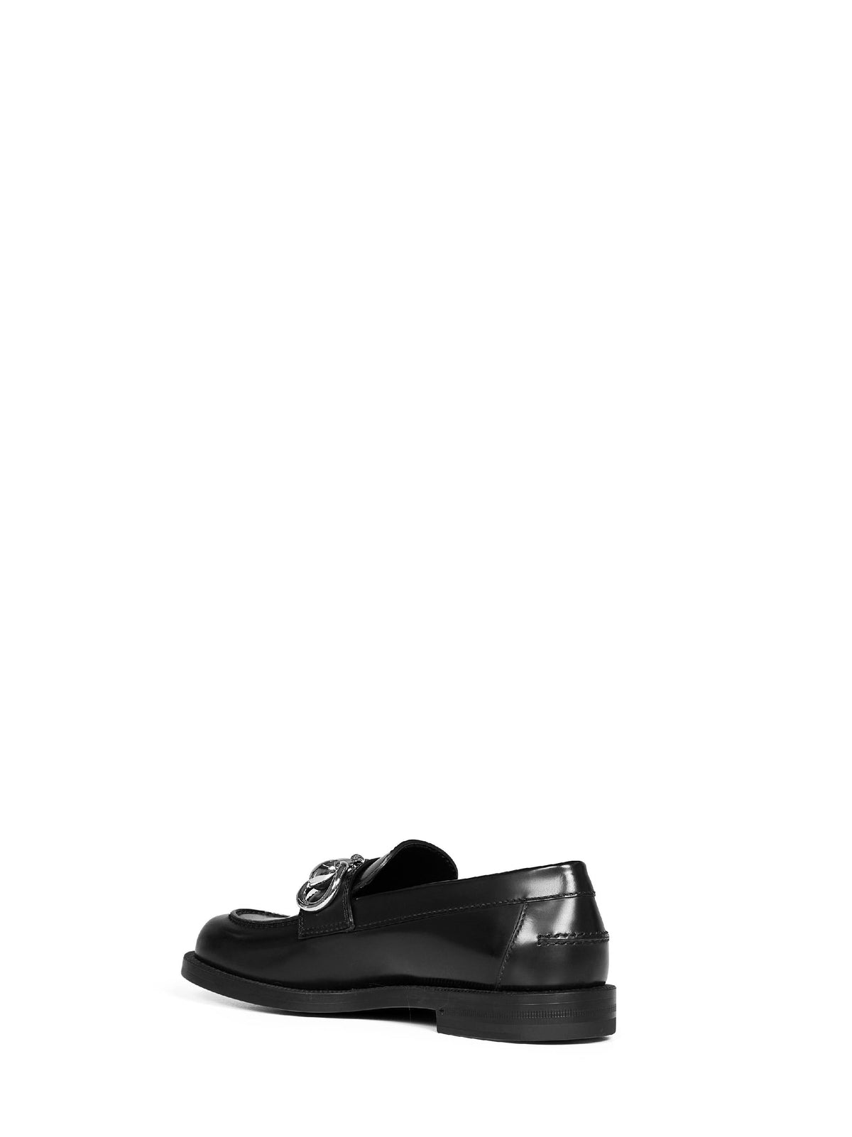 Gucci Women Black Boulevard Leather Penny Loafers GUCCI