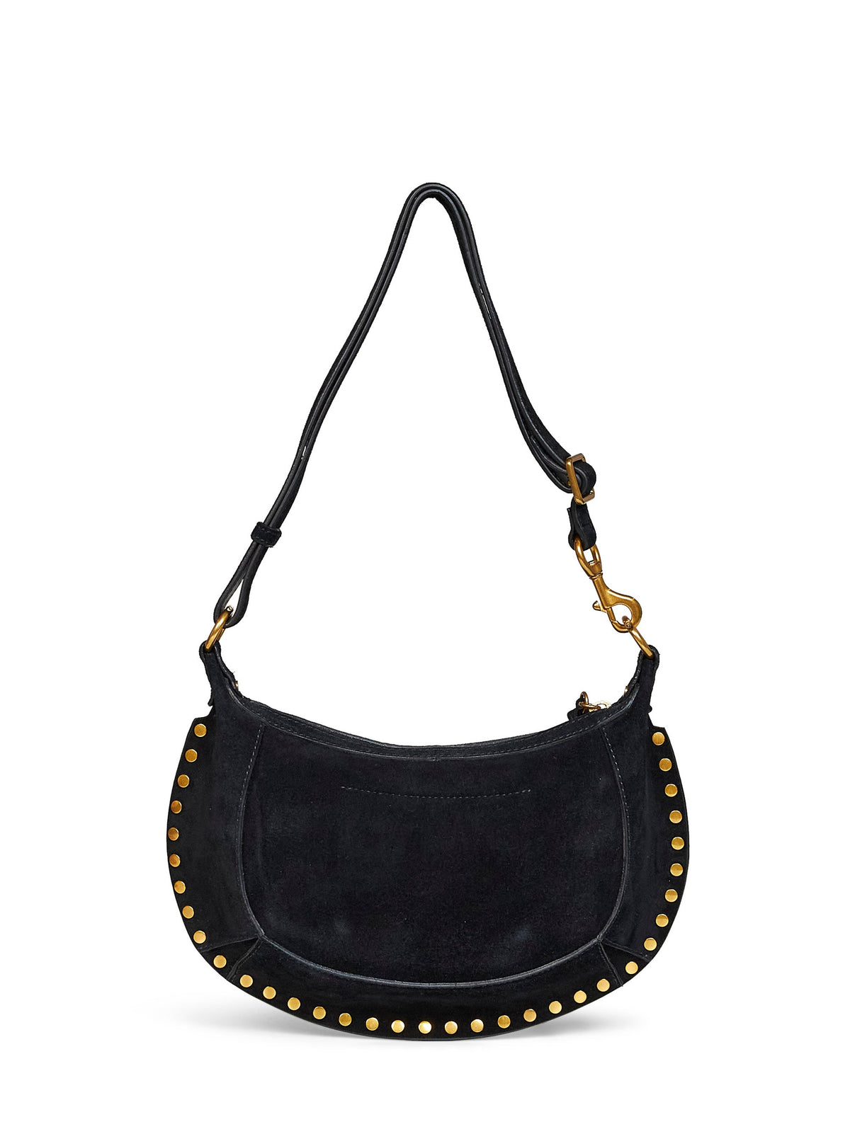 Isabel Marant Women Black Oskan Moon Shoulder Bag ISABEL MARANT