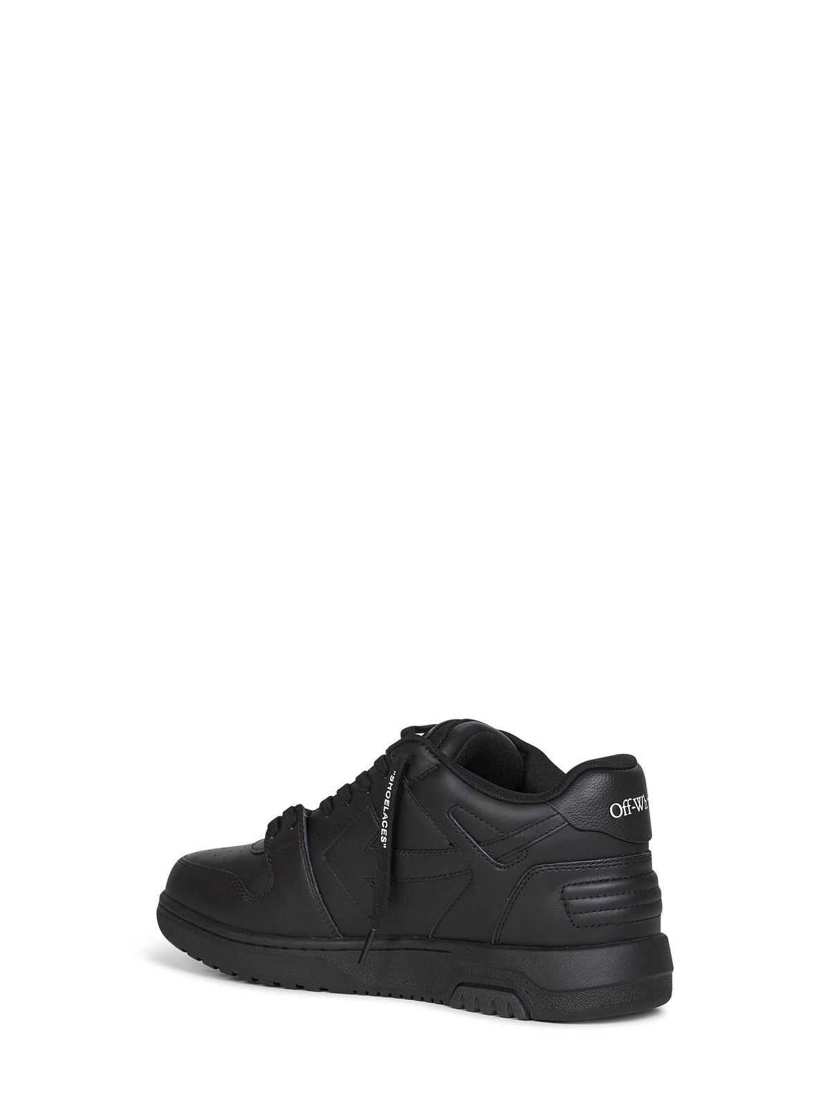 Off White Men Black Out Of Office "For Walking" Sneakers OFF-WHITE
