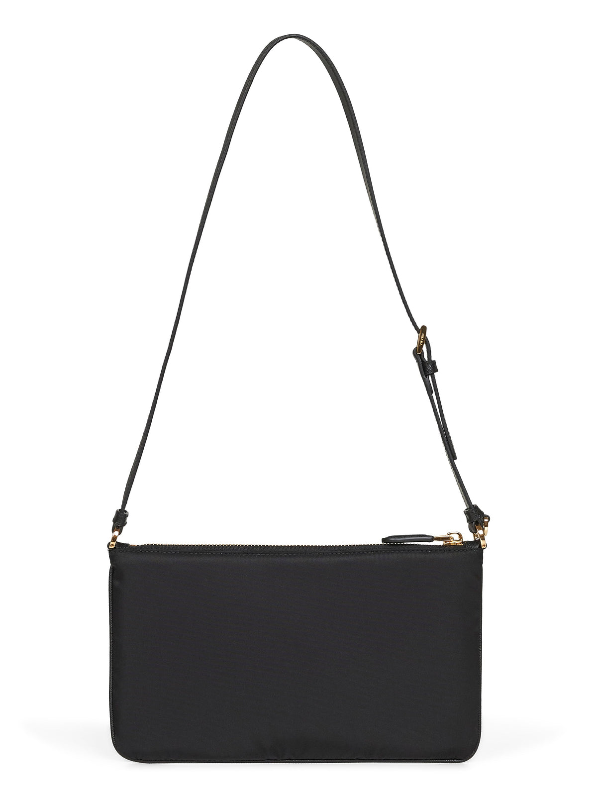 Prada Accessori Pelletteria Women Black Pouch With Shoulder Strap PRADA