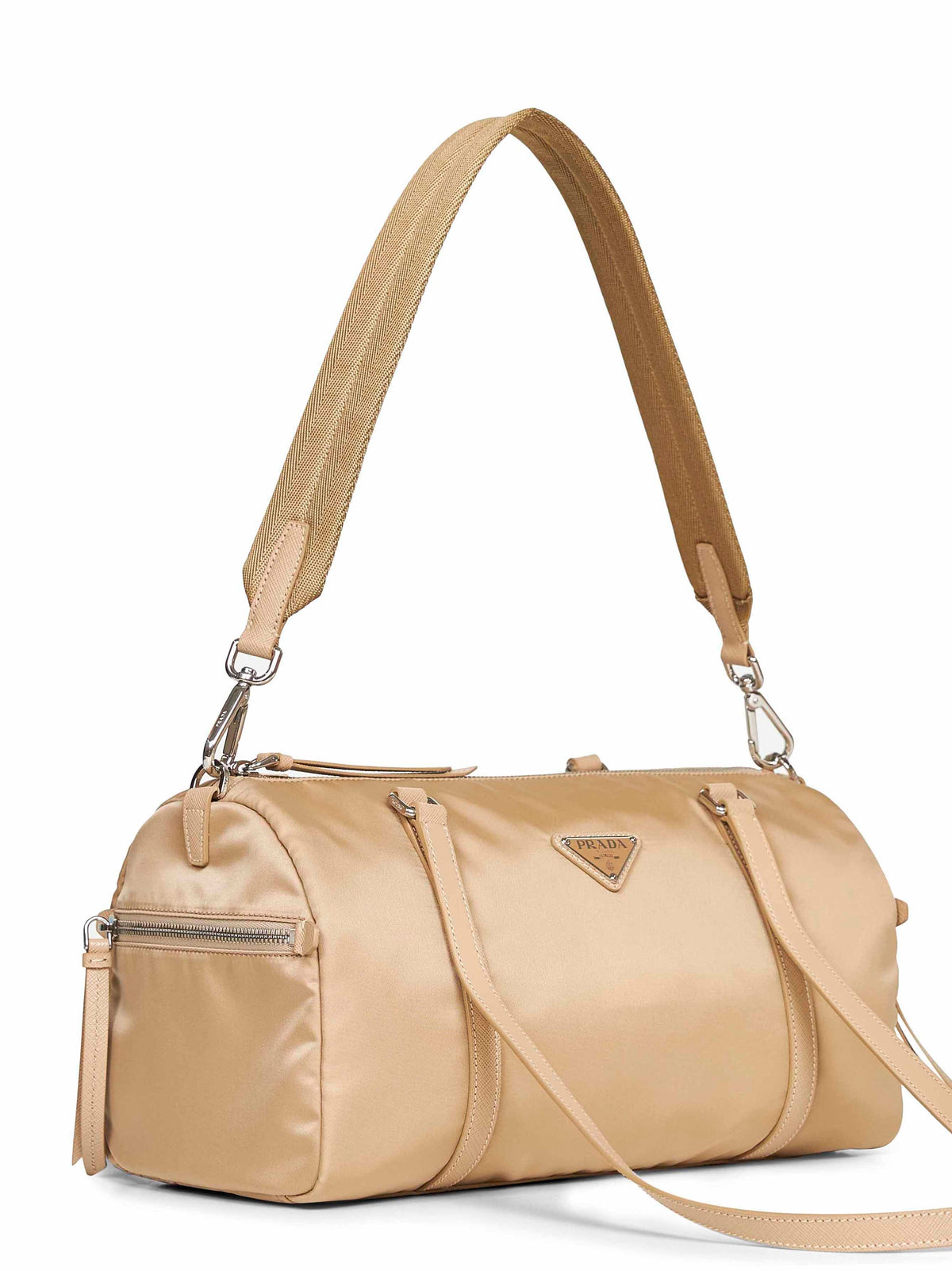 Prada Borse Women Camel Large Duffel Bag PRADA