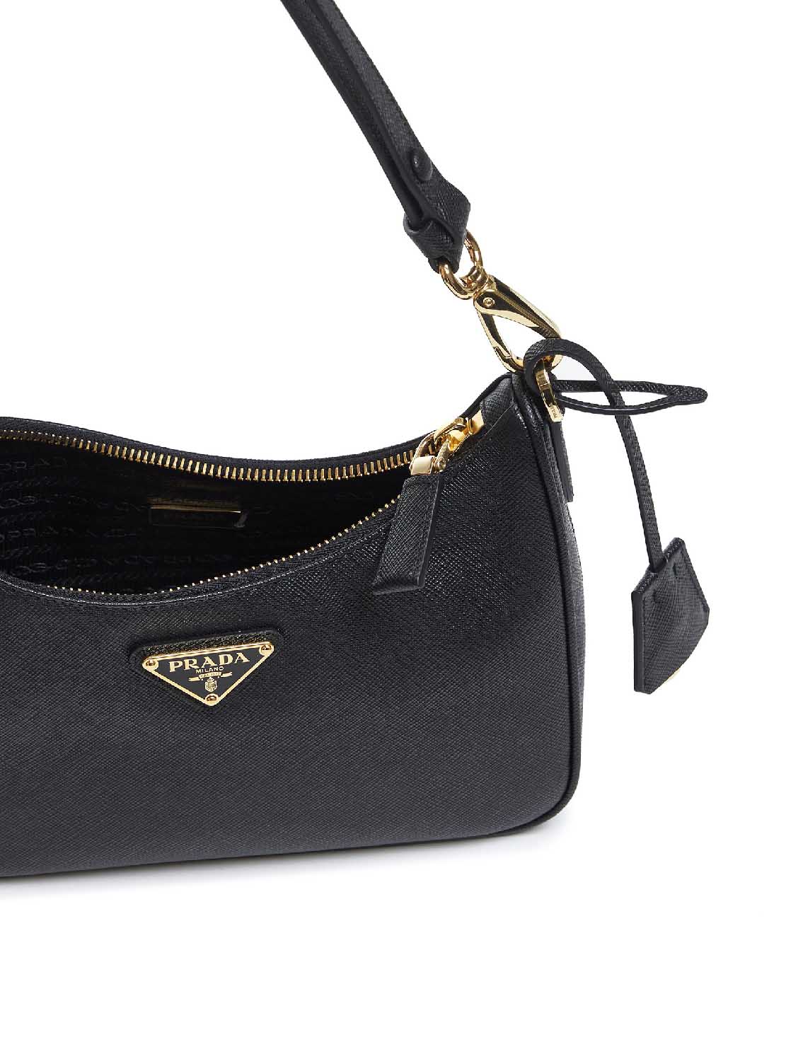 Prada Borse Women Black Prada Re-Edition Mini Bag PRADA