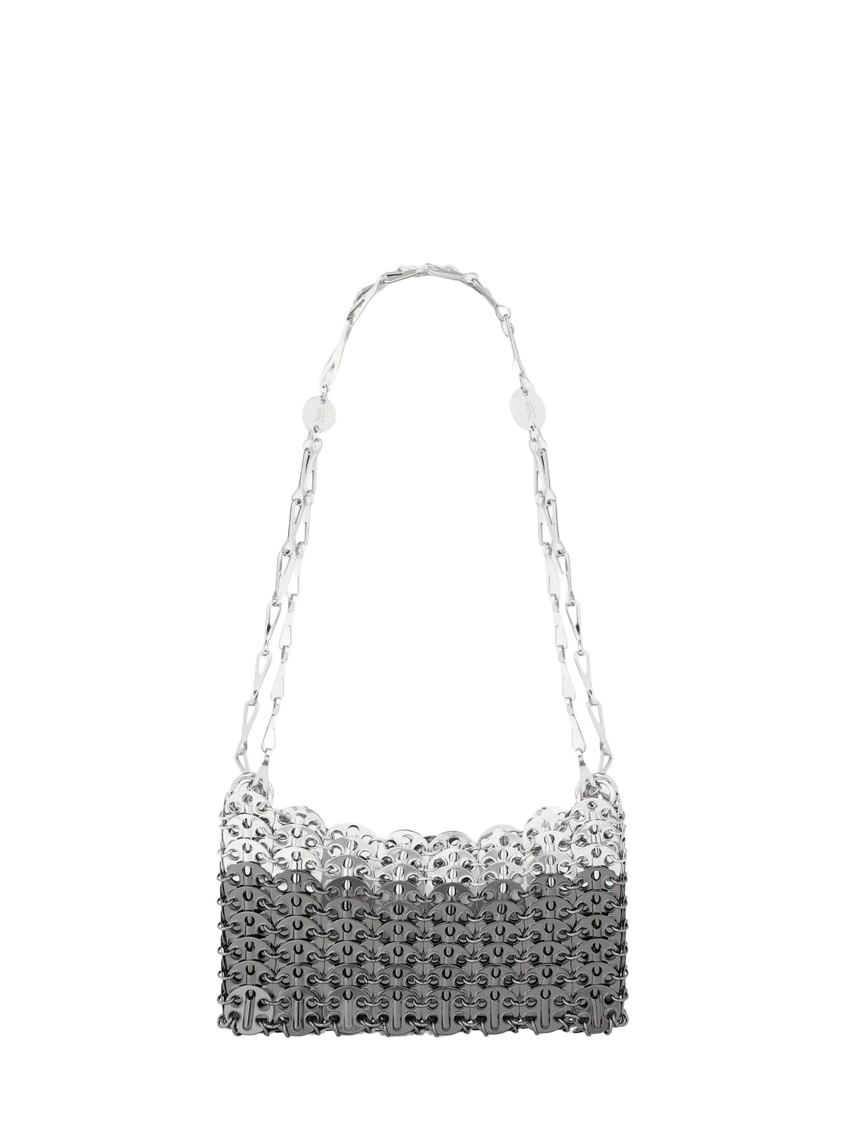 Rabanne Women Silver And Ruthenium 1969 Skyline Nano Shoulder Bag PACO RABANNE