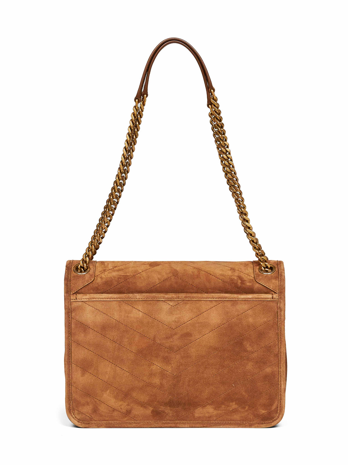 Saint Laurent Women Caramel Cognac Niki Medium Shoulder Bag SAINT LAURENT