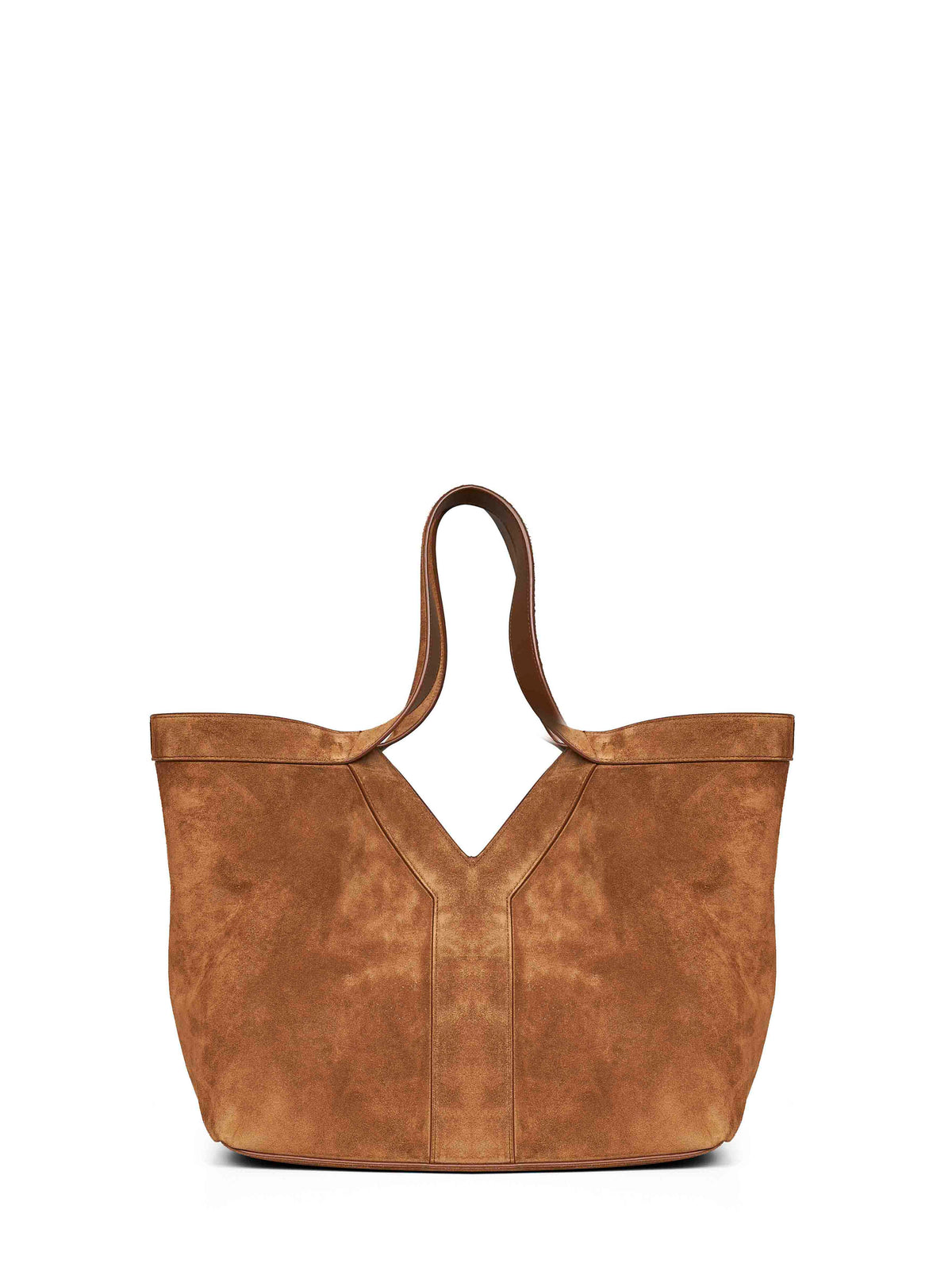 Saint Laurent Women Cognac Y Small Tote Bag SAINT LAURENT