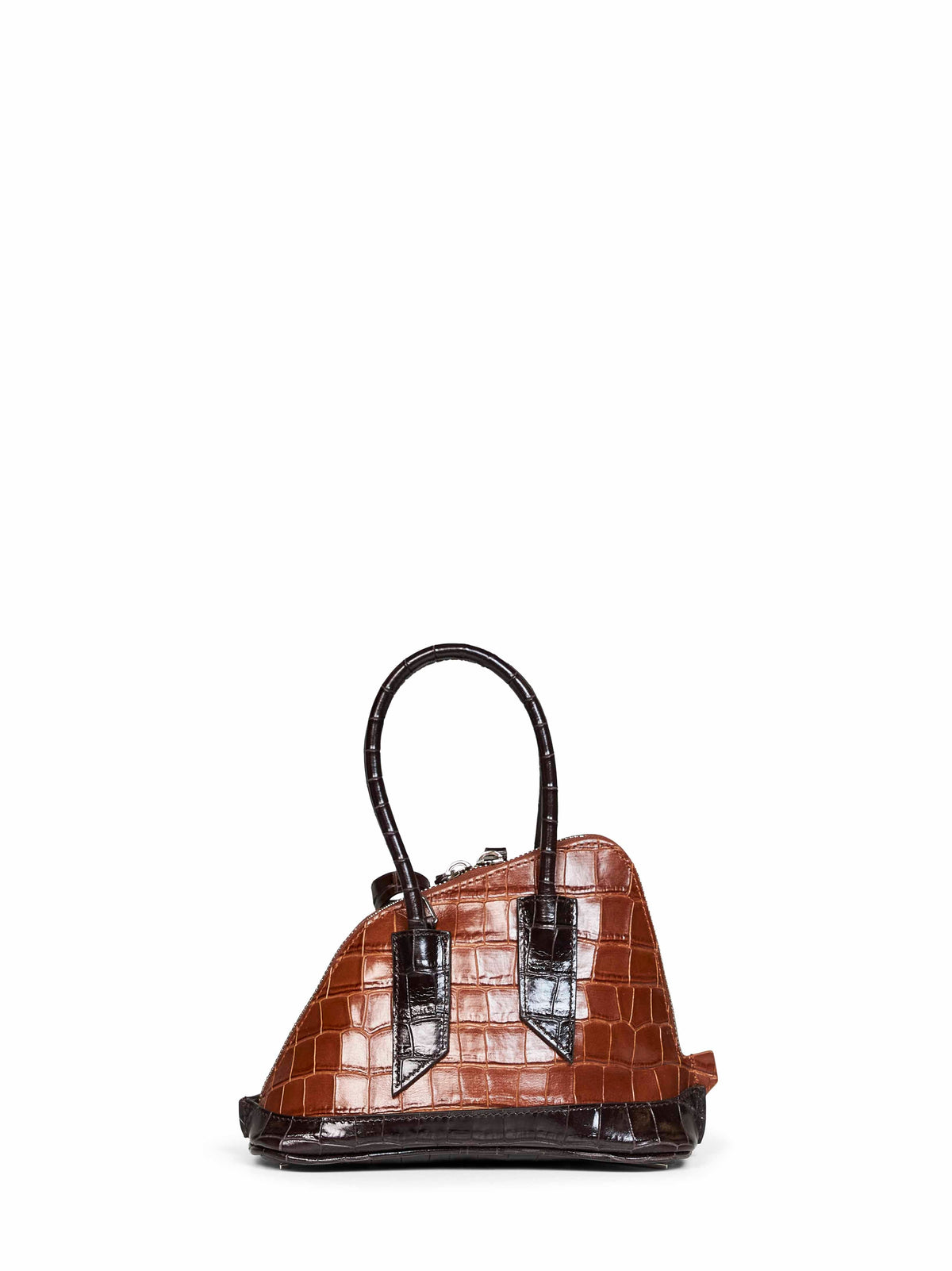The Attico Women Brown "Superattico 10 Sant Ambroeus Mini" Top Handle Bag THE ATTICO
