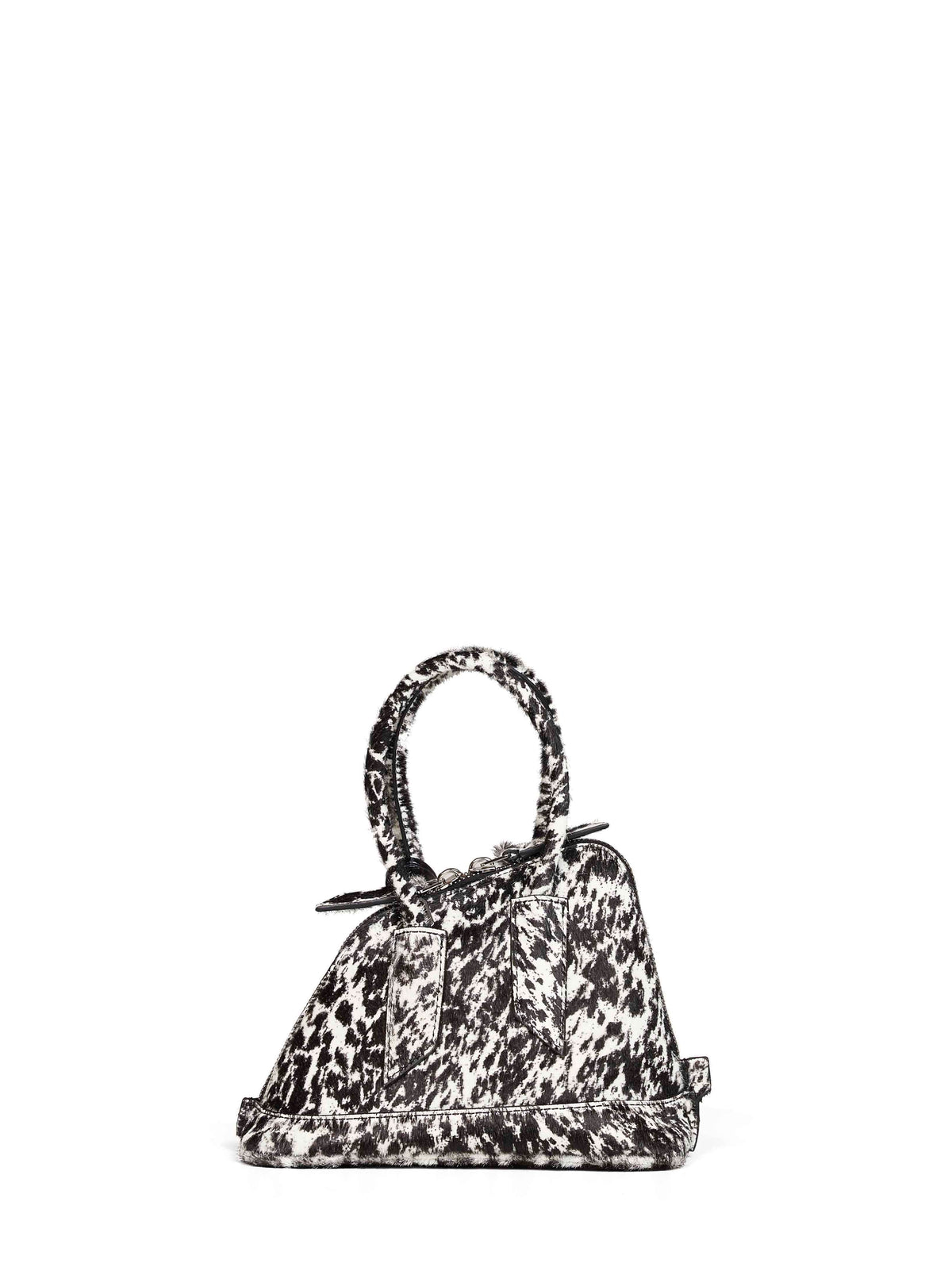The Attico Women White And Blac "Superattico 10 Sant Ambroeus Mini" Top Handle Bag THE ATTICO