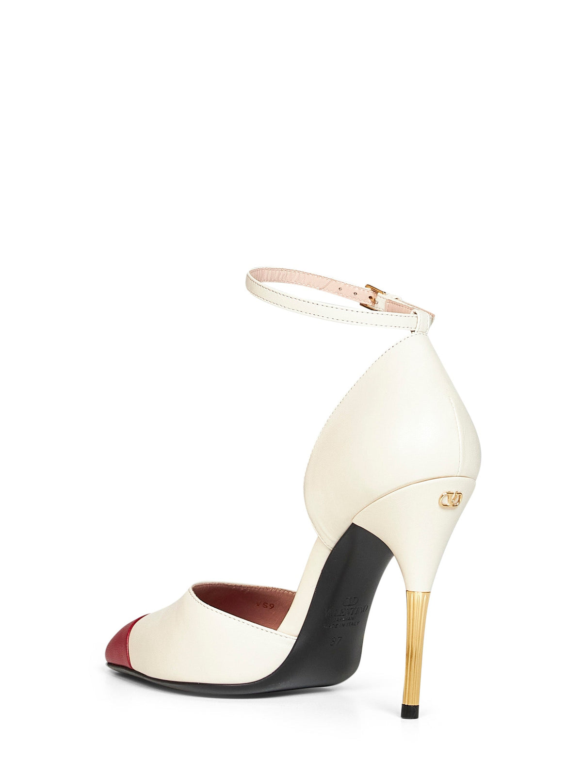 Valentino Garavani Women Butter White Kidskin Leather Sinead 105Mm Pumps VALENTINO GARAVANI