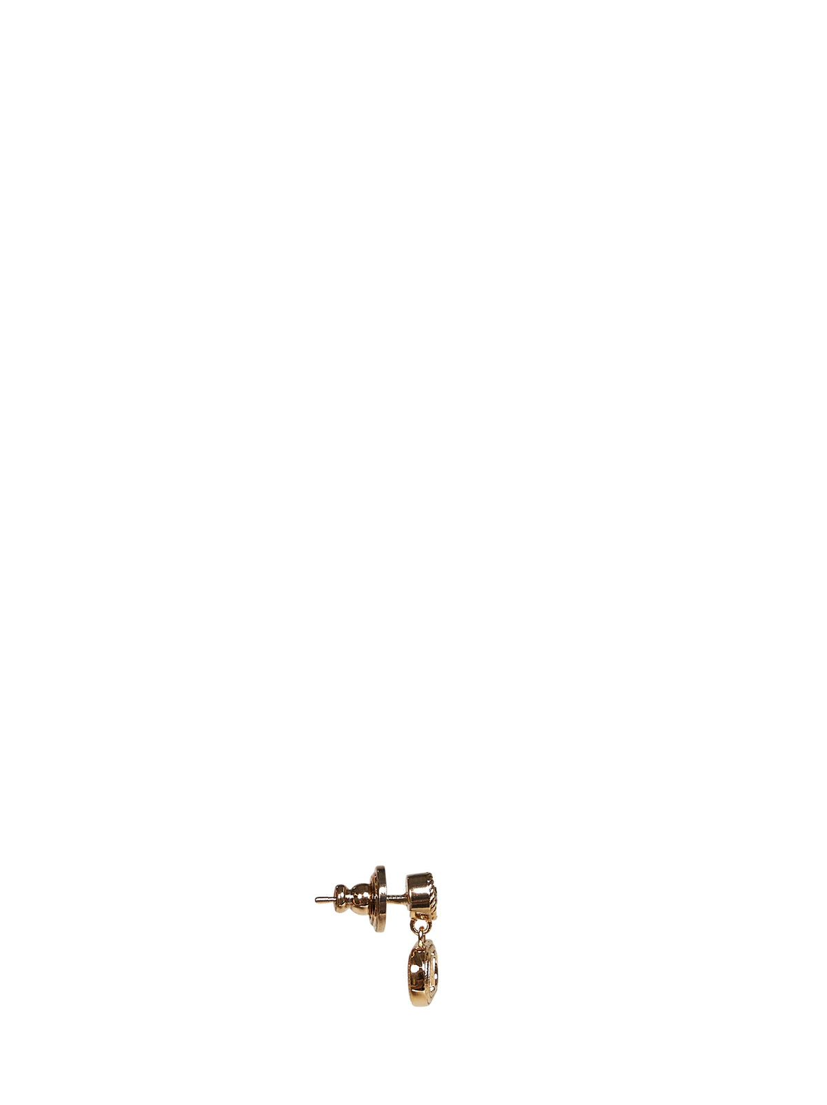 Valentino Garavani Women Metal And Swarovski Crystals Ovalette Earrings VALENTINO GARAVANI