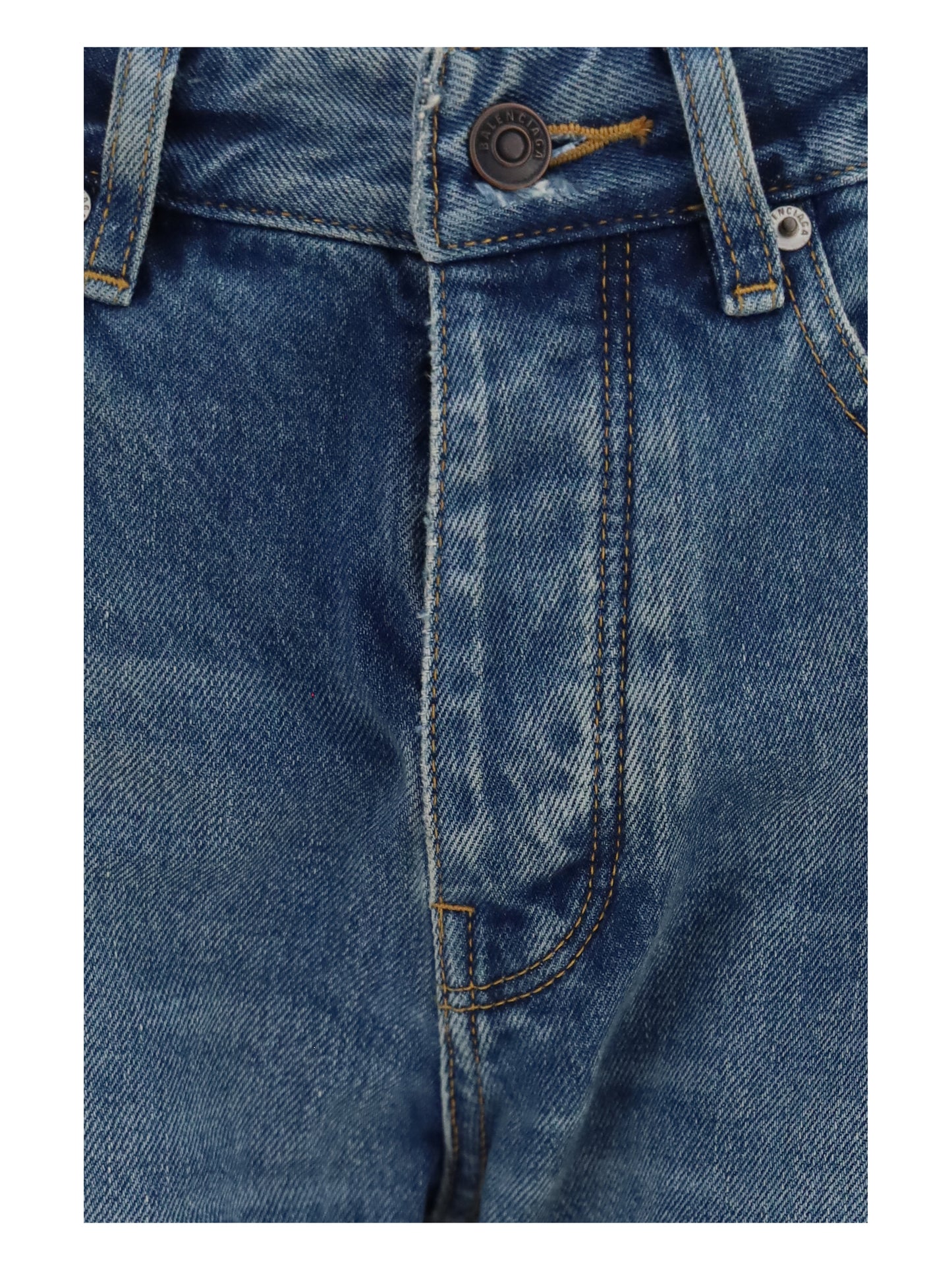 Balenciaga Women Straight-Leg Denim Jeans BALENCIAGA