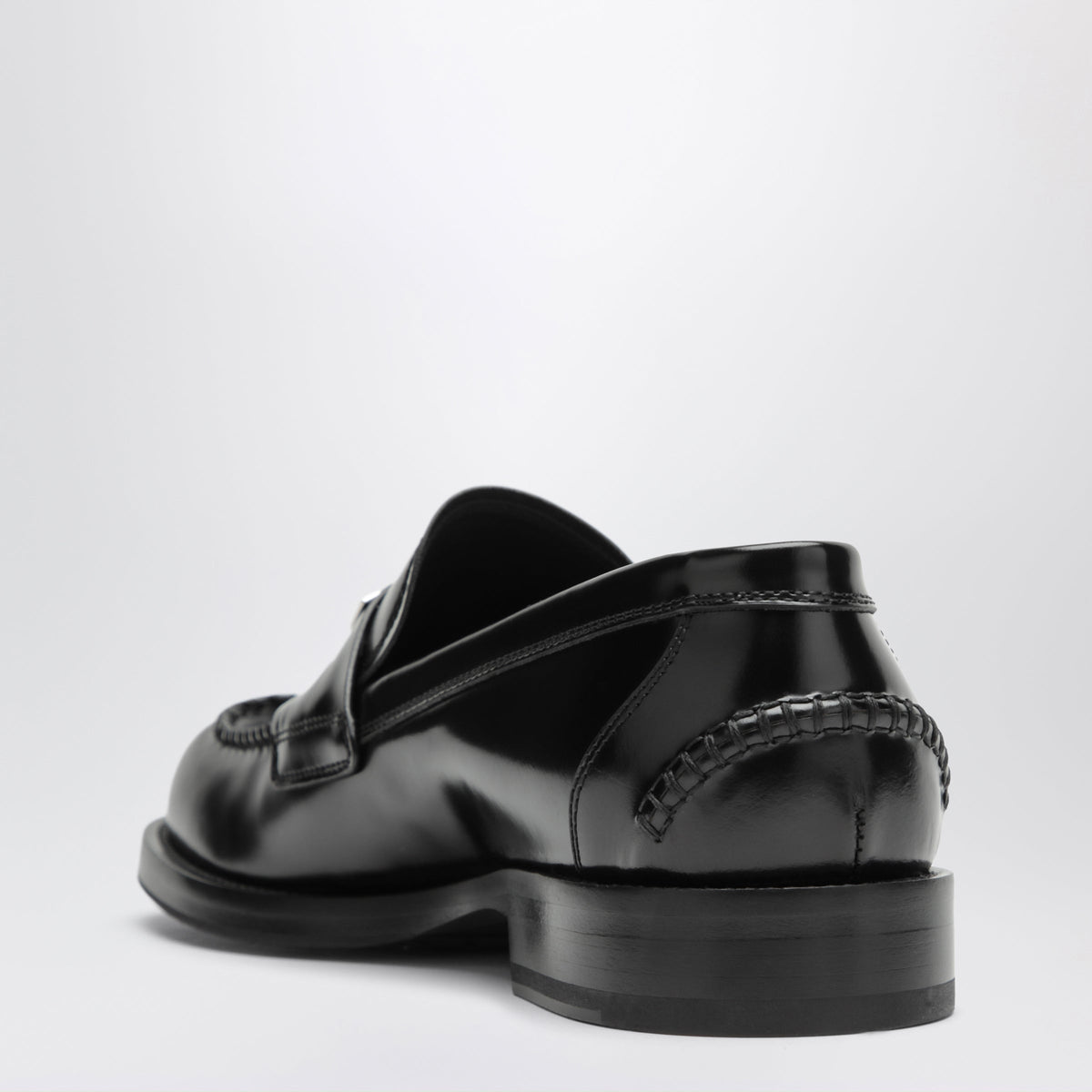 Dolce&Gabbana Black Calfskin Moccasin Men DOLCE & GABBANA