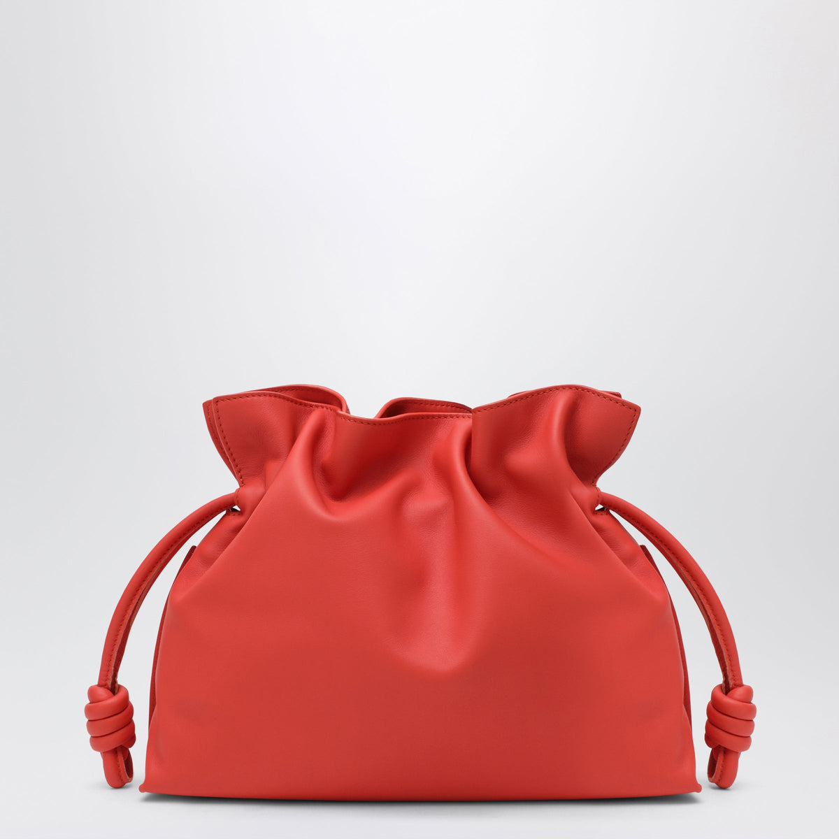 Loewe Medium Flamenco Clutch Bag In Orange Nappa Leather Women LOEWE