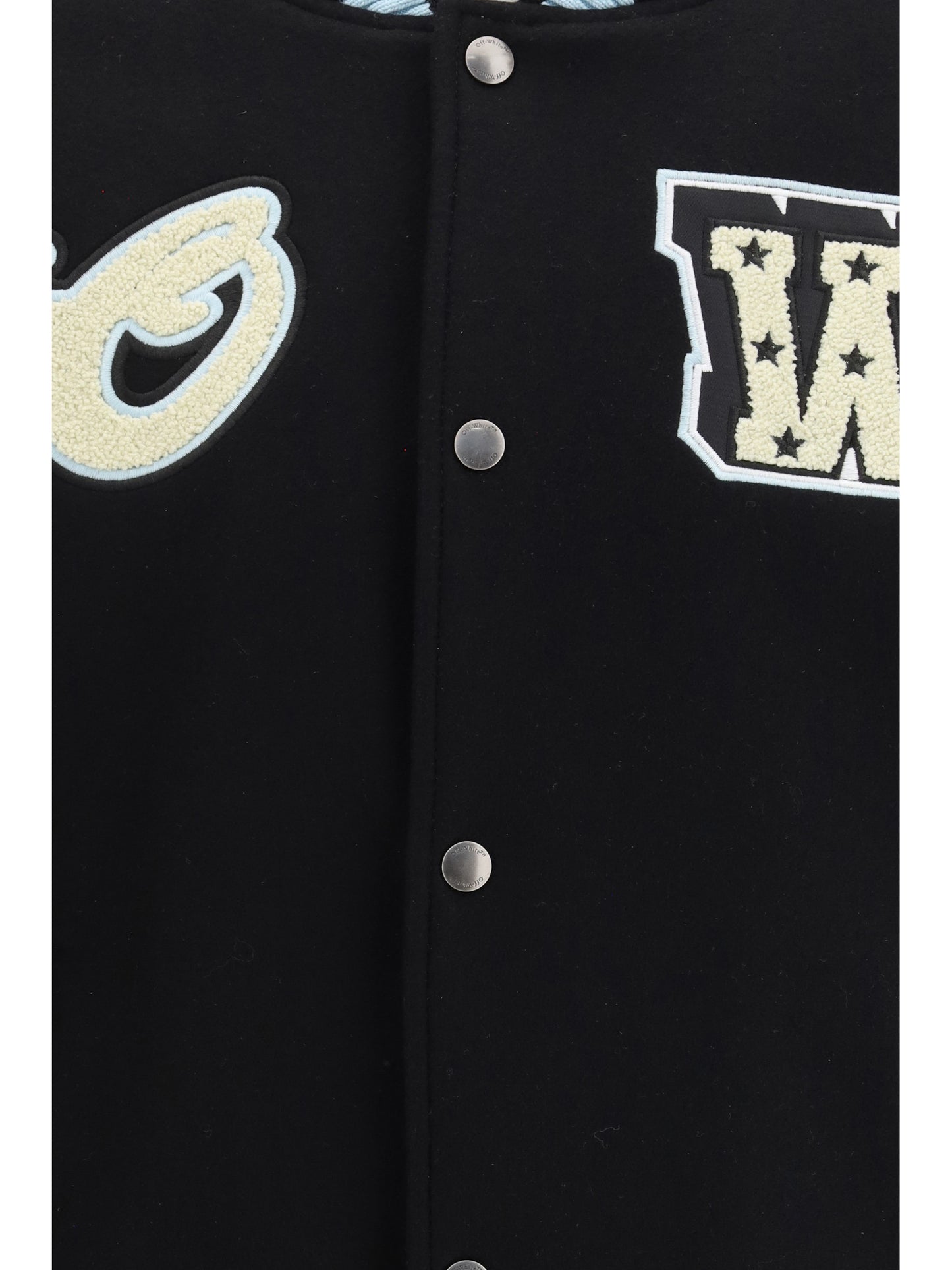 Off-White Men Varsity Star Logo Jacket OFF-WHITE