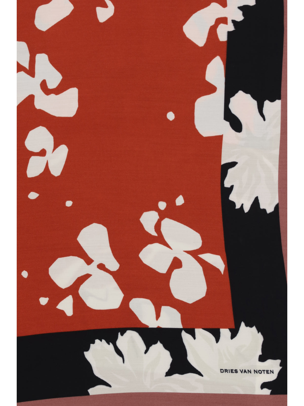 Dries Van Noten Men Printed Viscose Scarf DRIES VAN NOTEN