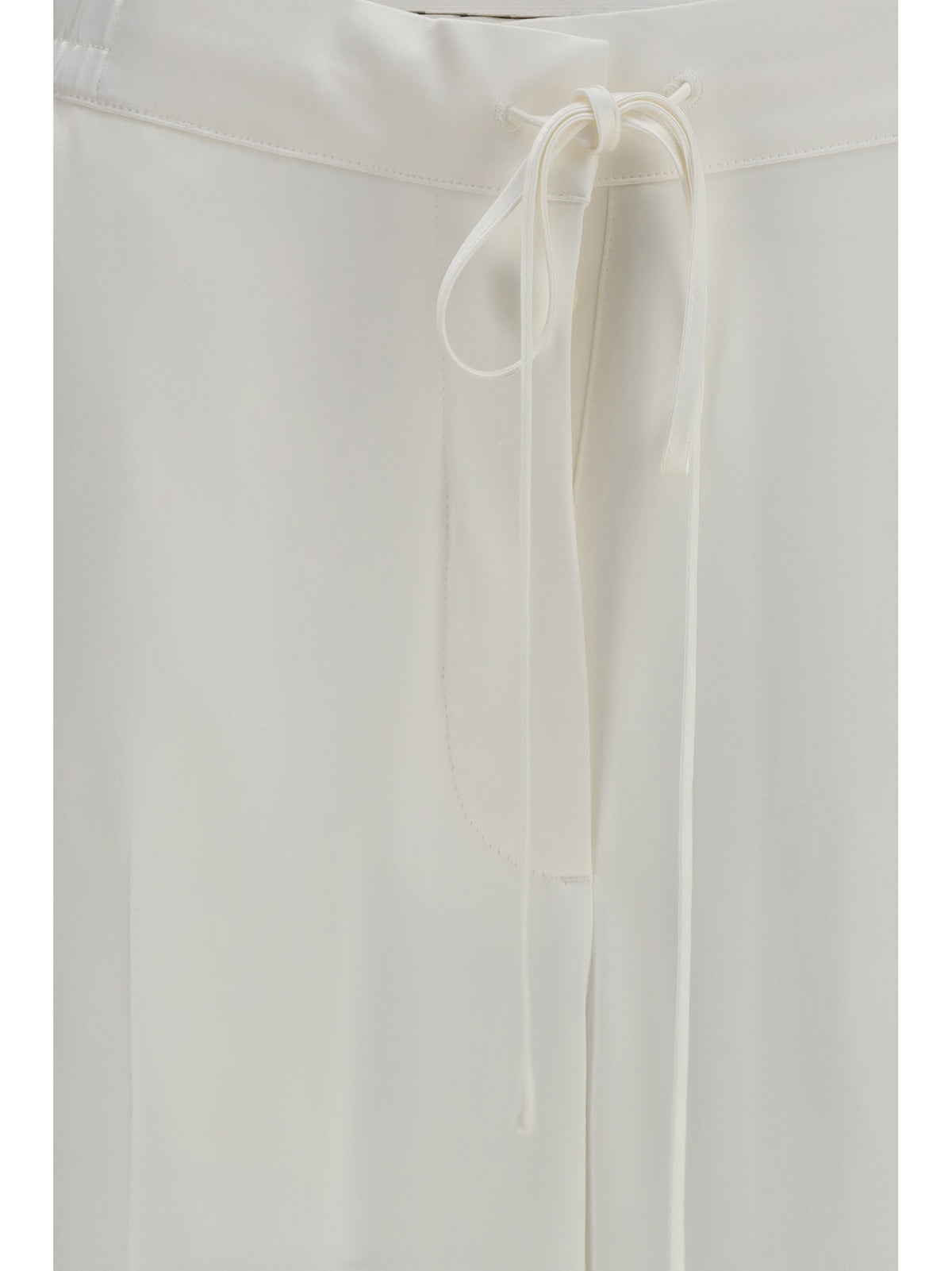 Toteme Women Drawstring Satin Pants TOTEME