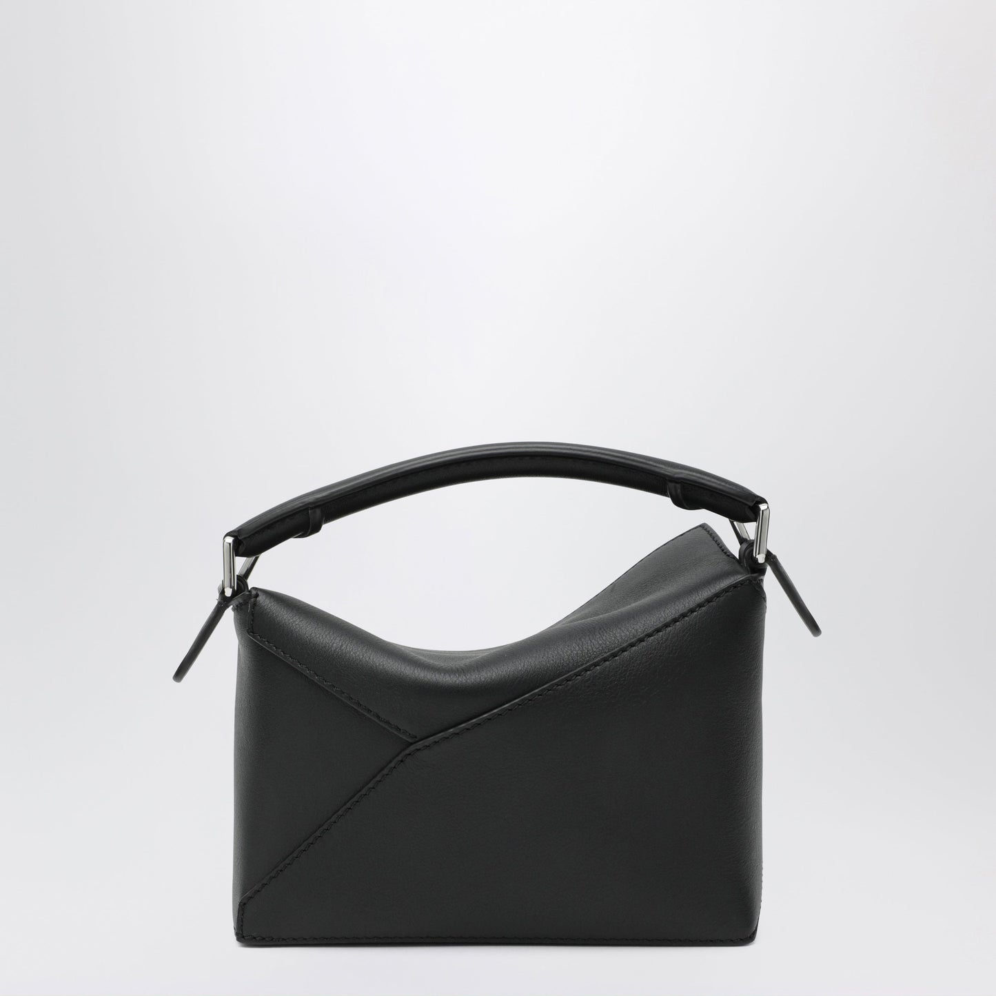 Loewe Mini Puzzle Edge Bag In Black Leather Women LOEWE