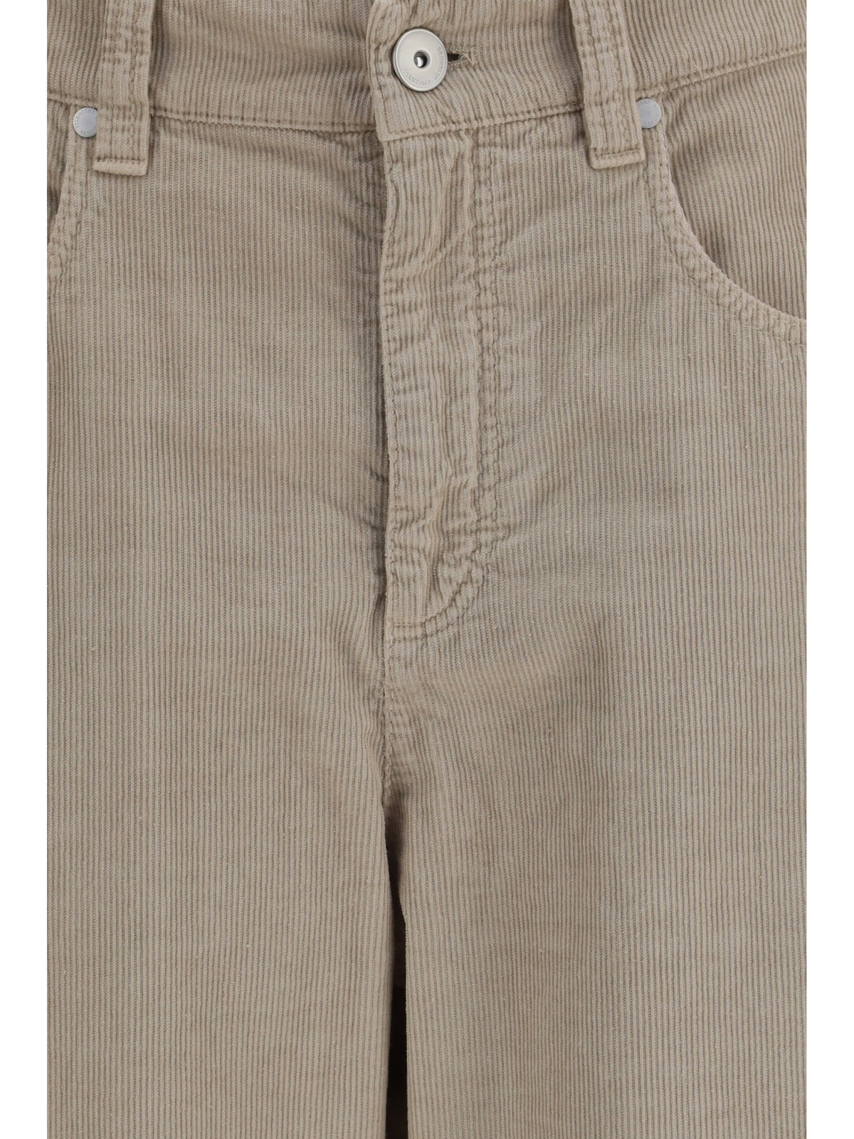 Brunello Cucinelli Women Straight-Leg Cotton And Linen Pants