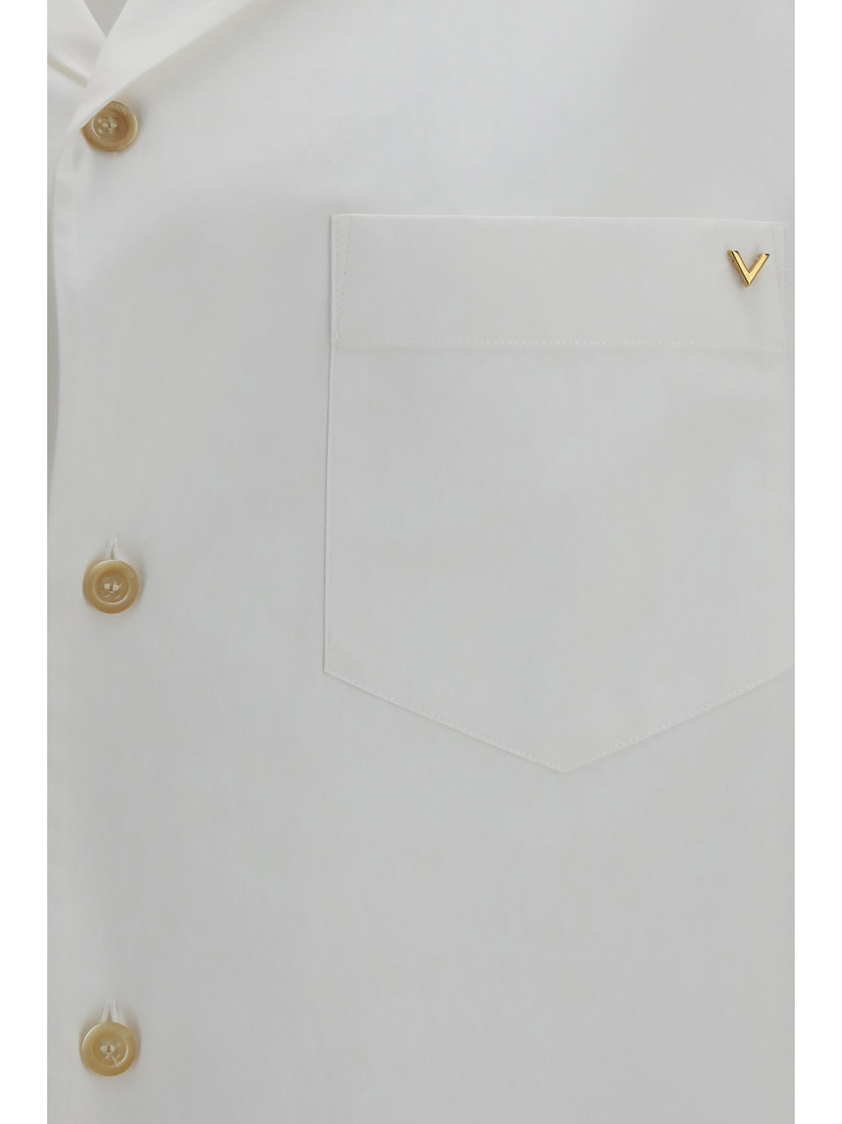 Valentino Men Short-Sleeve Shirt With Vlogo VALENTINO