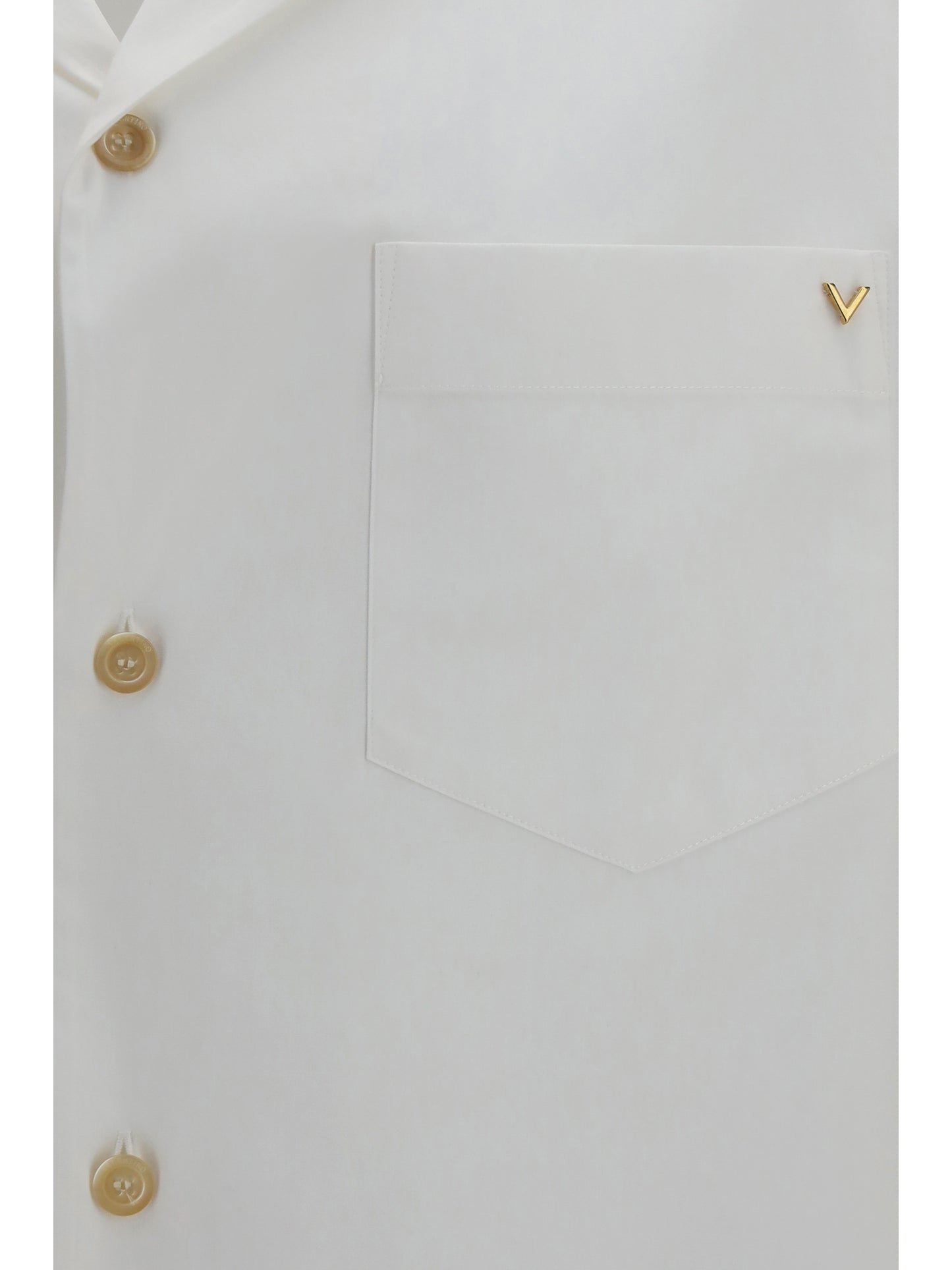 Valentino Men Short-Sleeve Shirt With Vlogo VALENTINO