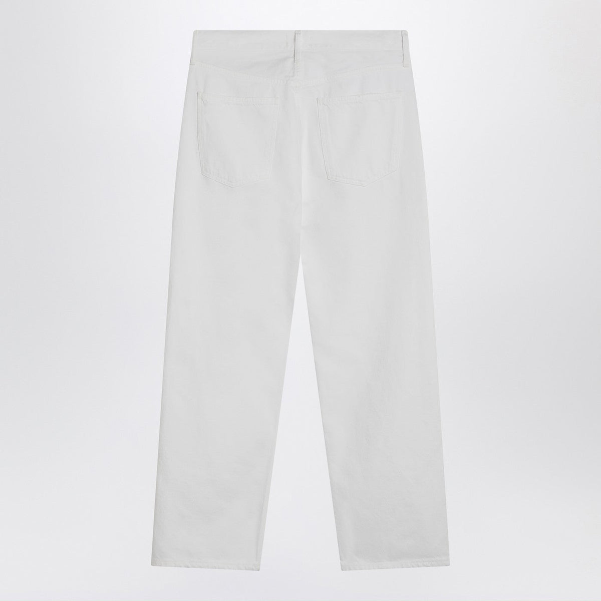 Agolde White Jeans In Regenerated Denim Men AGOLDE