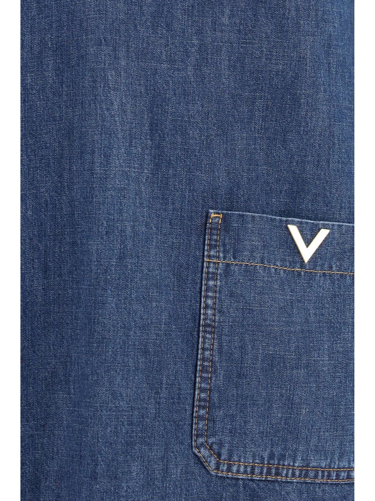 Valentino Women Denim Shirt VALENTINO