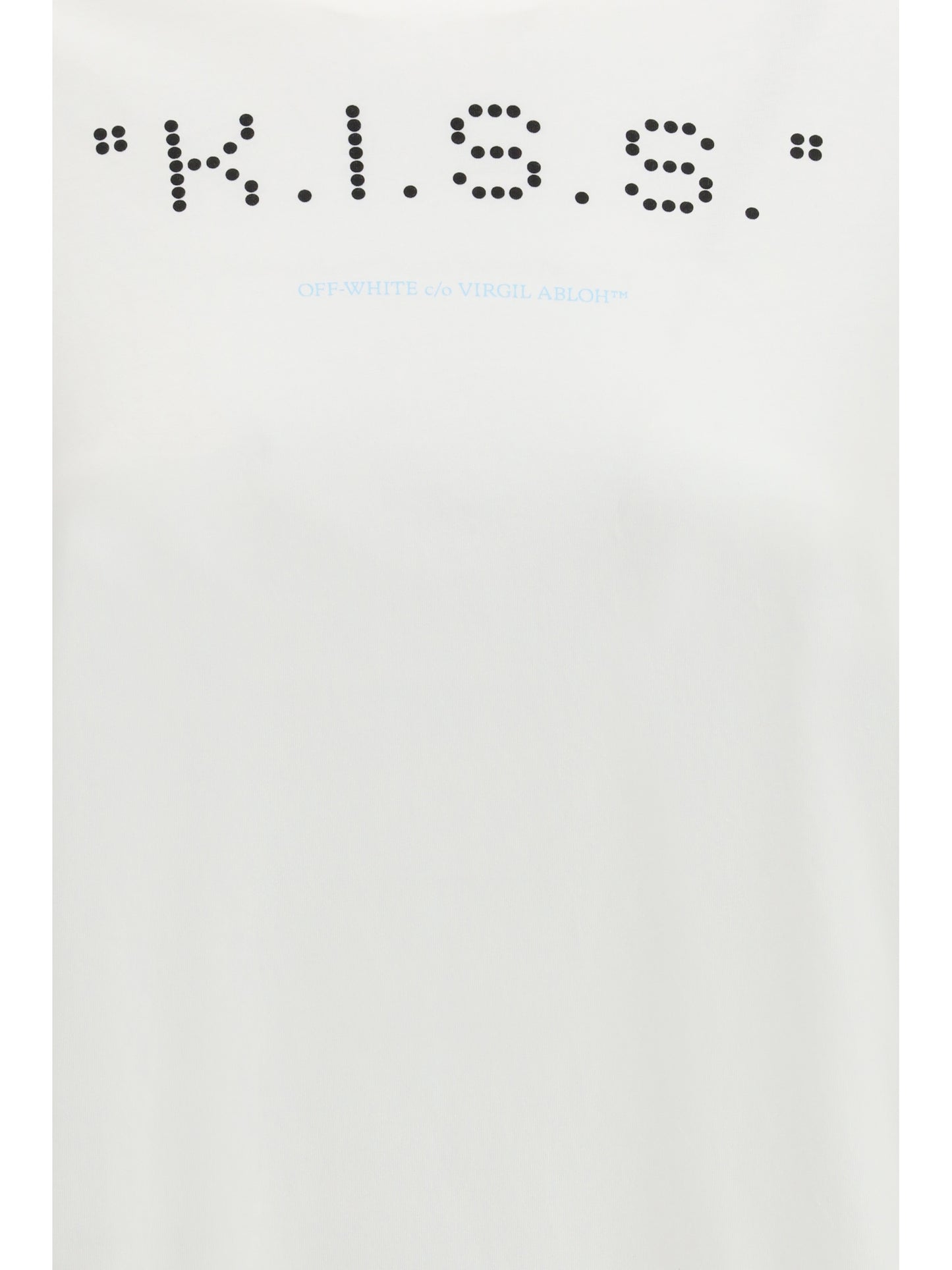 Off-White Women Kiss Quote T-Shirt