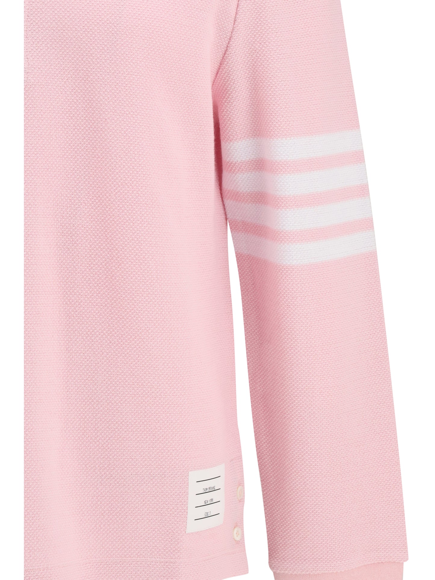 Thom Browne Men Piqué Long-Sleeve Polo THOM BROWNE
