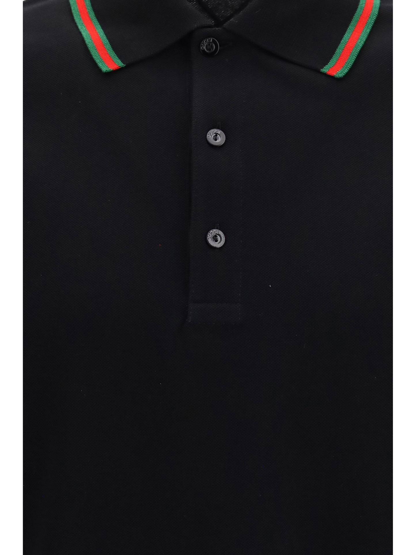 Gucci Men Cotton Piqué Jersey Polo Shirt GUCCI