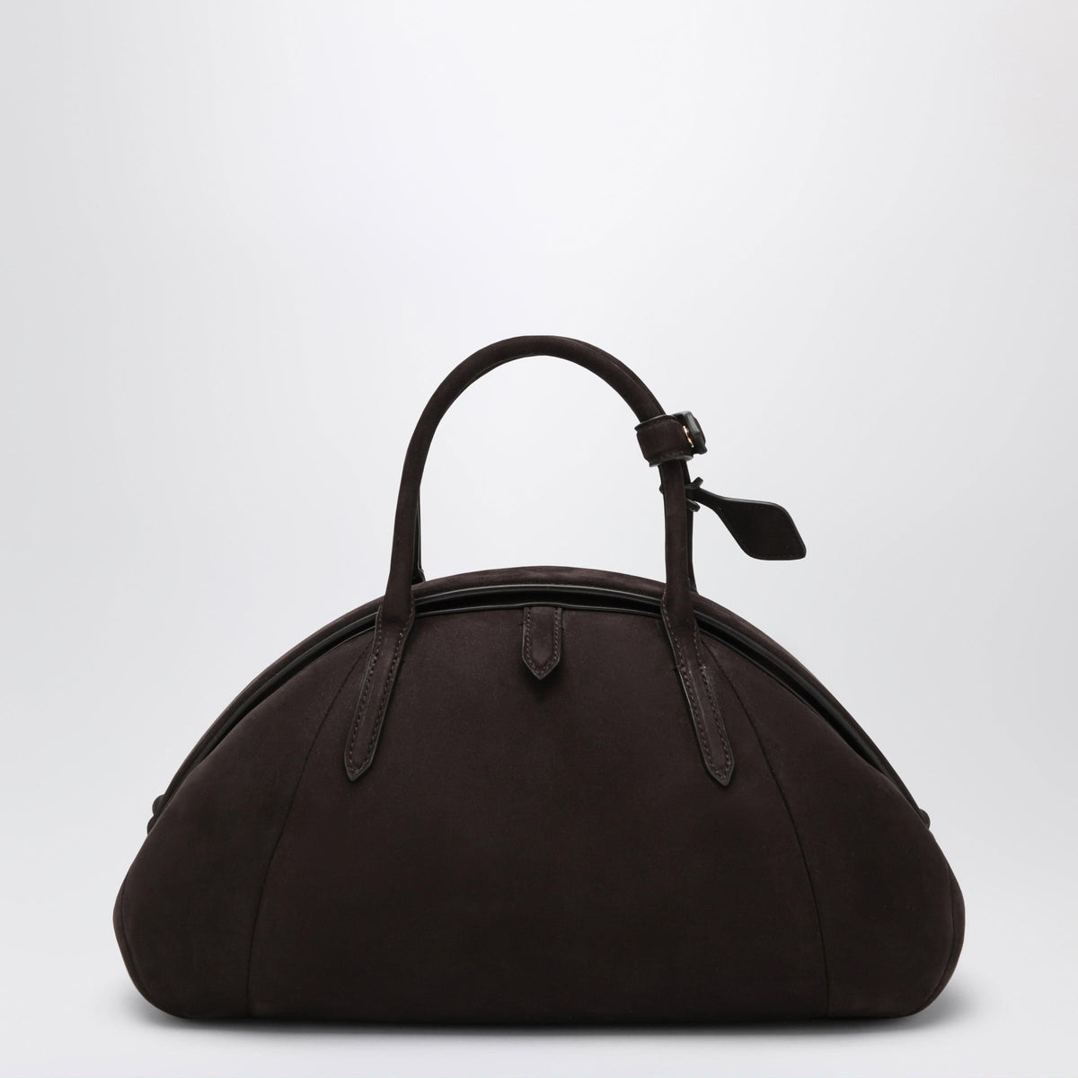 Alaia Brown Nubuck Top-Handle Bag Women Women ALAIA