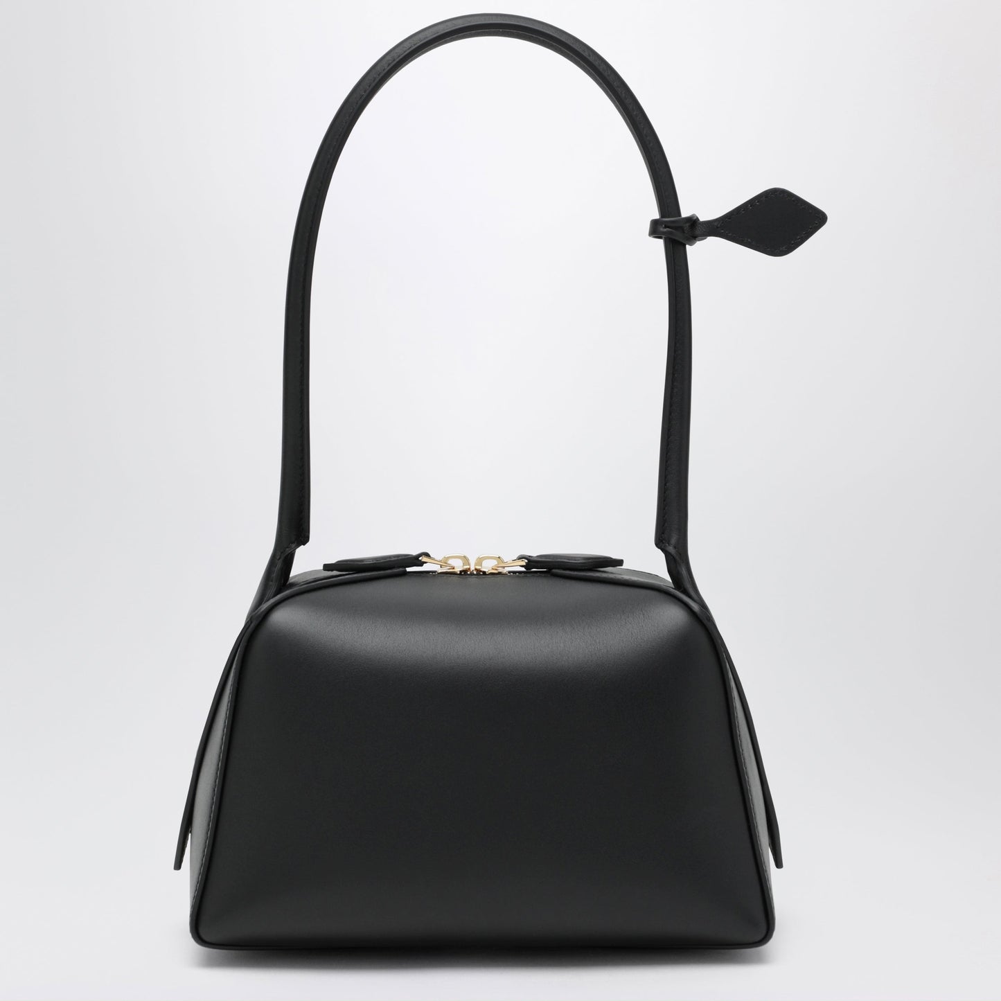Alaia Small Le Teckel Shoulder Bag In Black Calfskin Women ALAIA