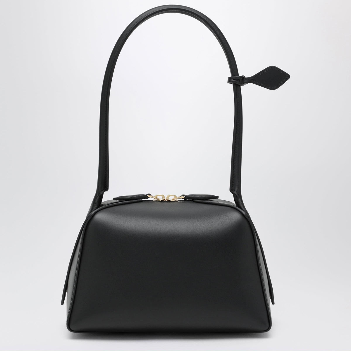 Alaia Small Le Teckel Shoulder Bag In Black Calfskin Women Women ALAIA