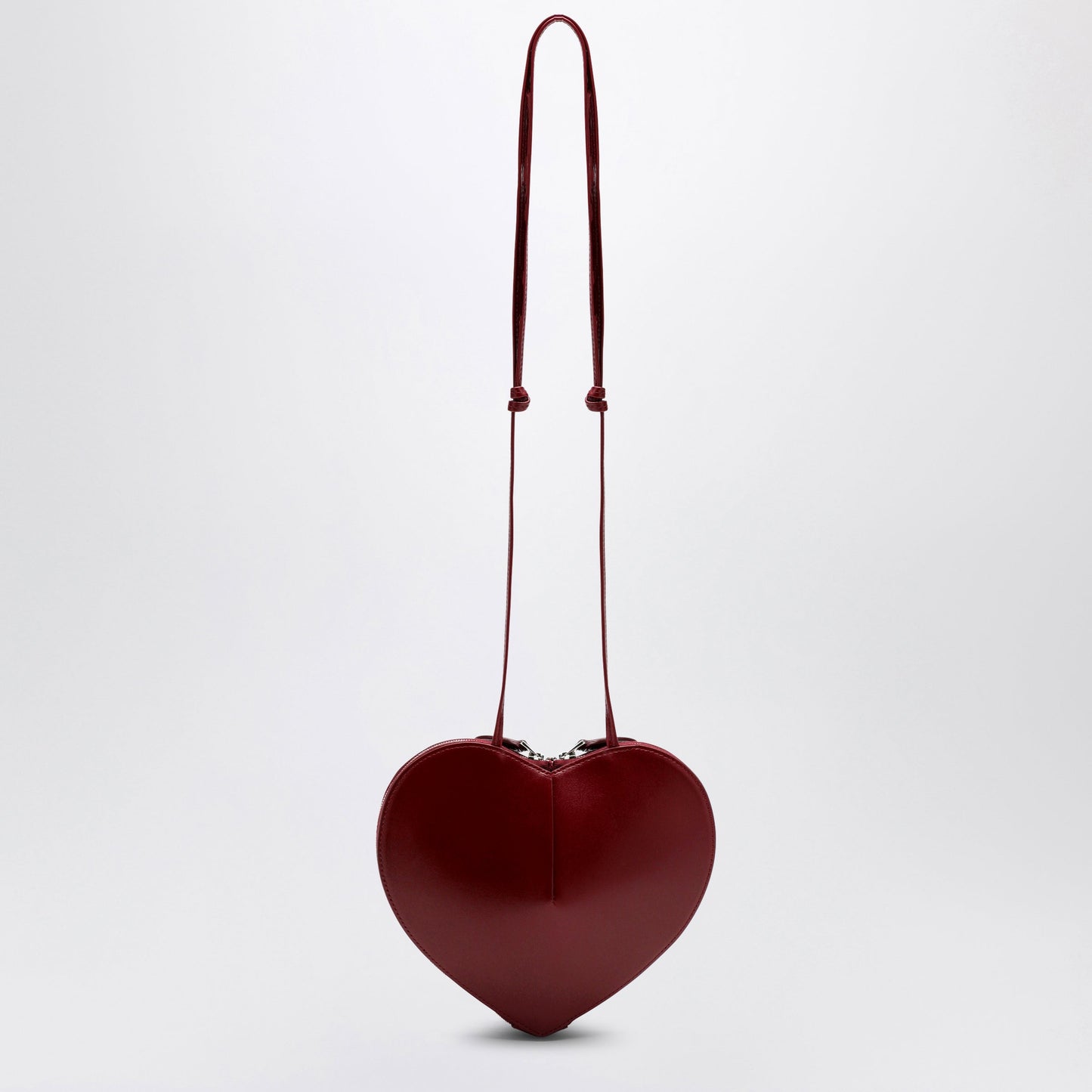 Alaia Le Coeur Bordeaux Leather Bag Women ALAIA