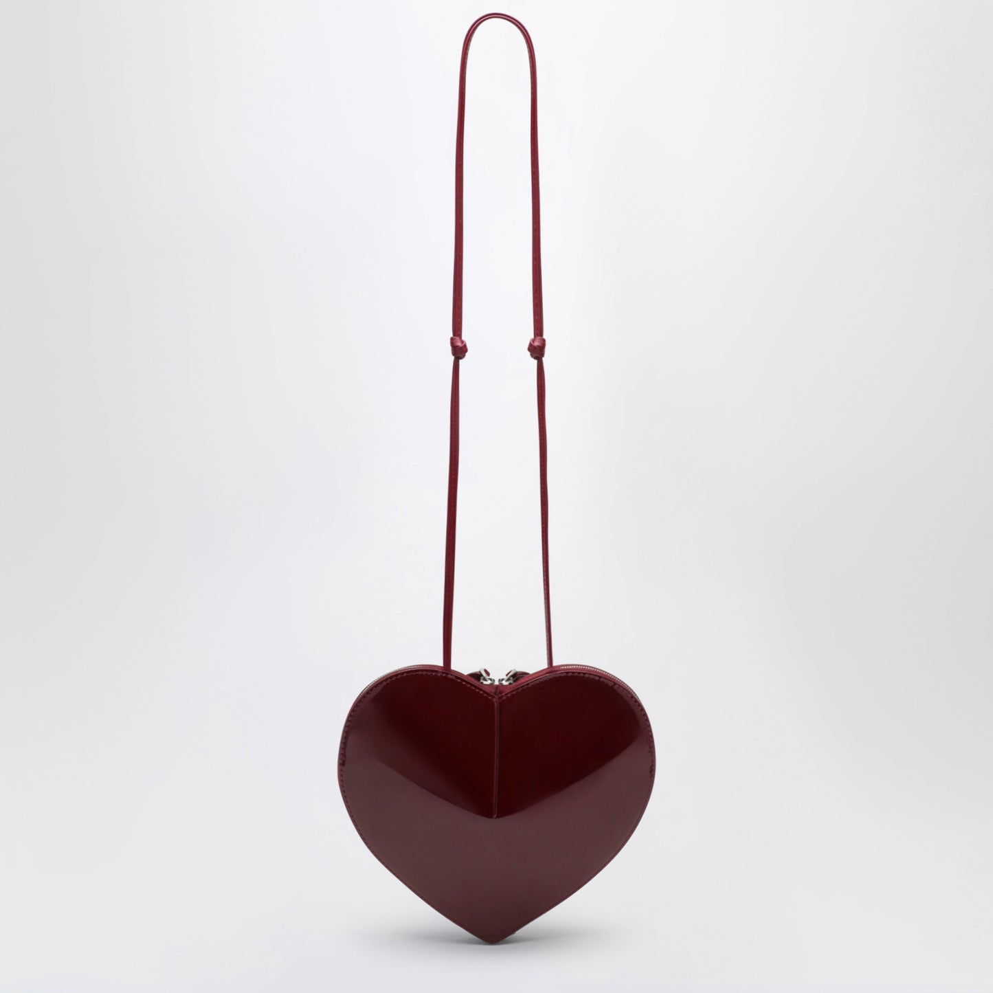 Alaia Dark Red Patent Leather Le Coeur Bag Women ALAIA