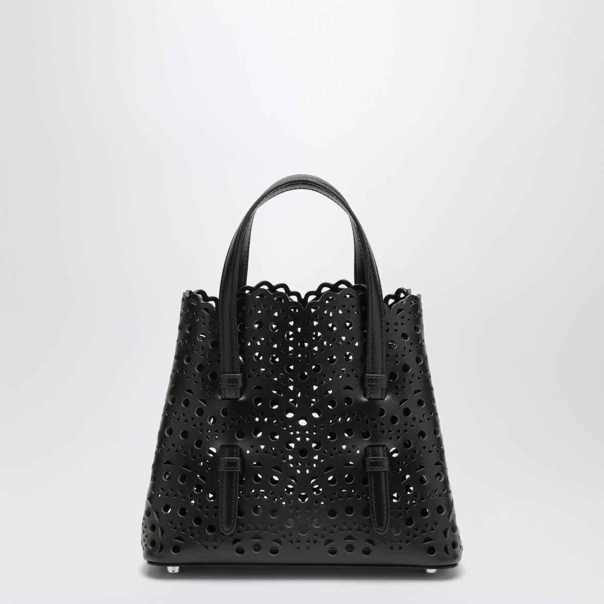 Alaia Mina 20 Black Calfskin Bag Women ALAIA