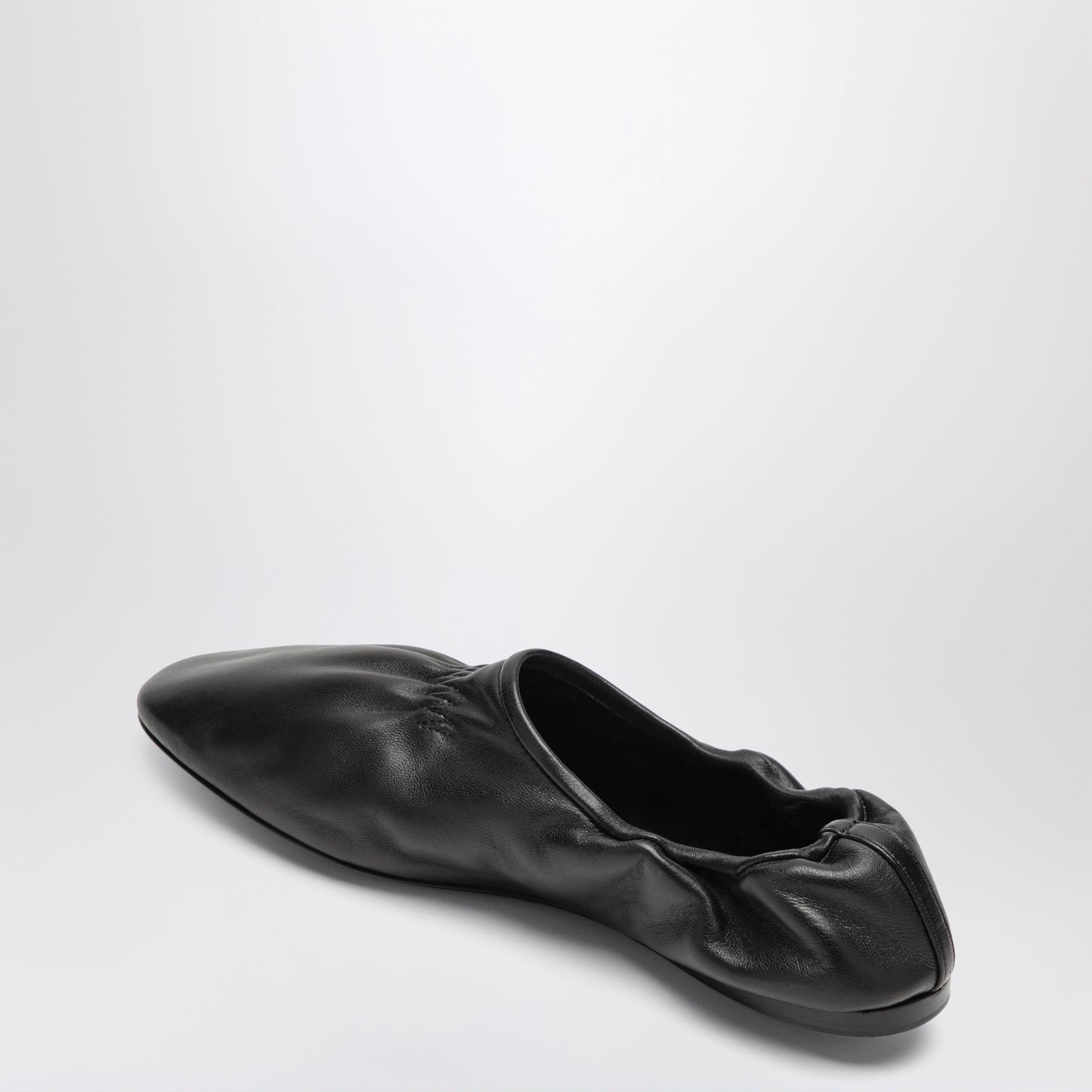 Alaia Soft Slippers In Black Leather Women ALAIA