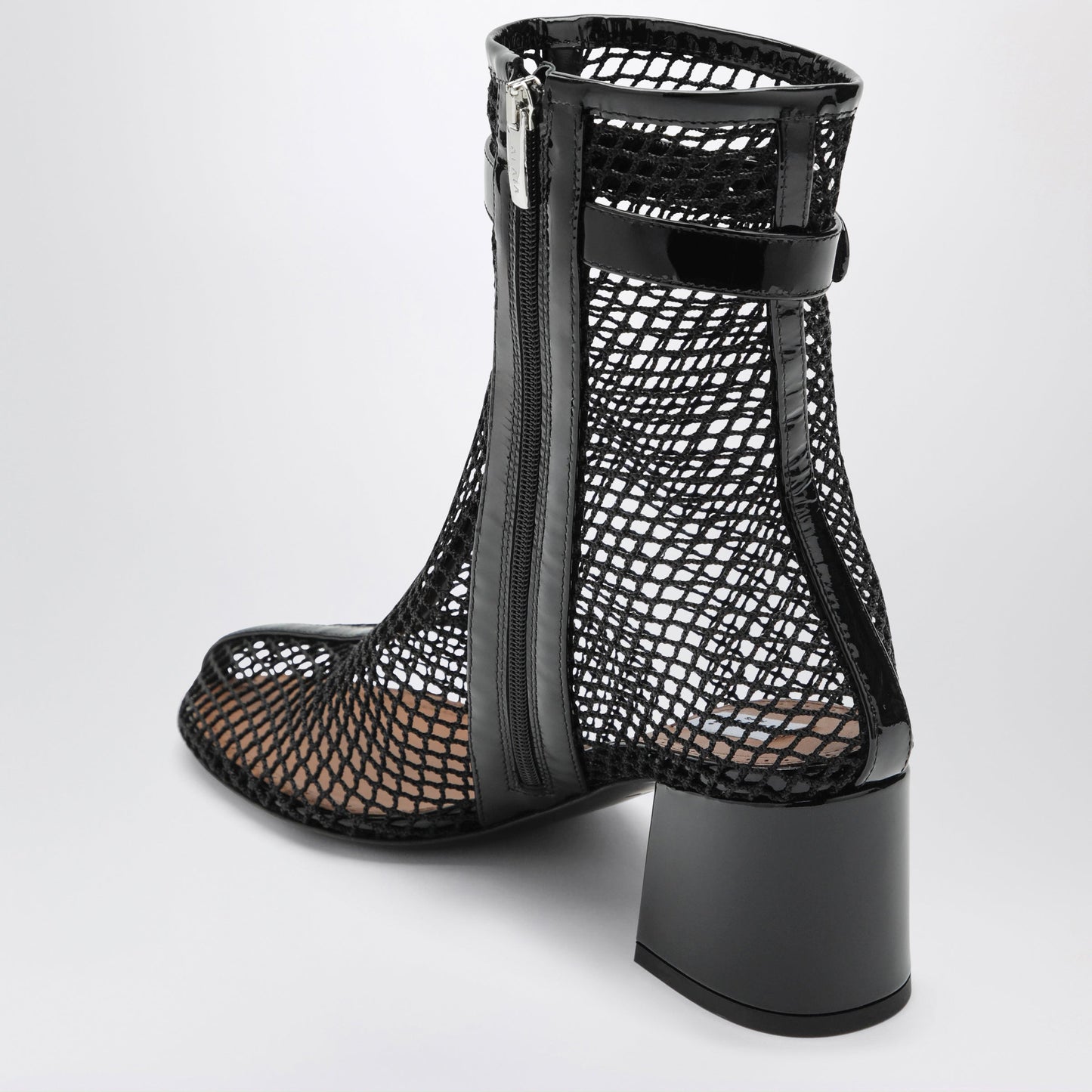 Alaia 55 Mesh Boots In Black Women ALAIA