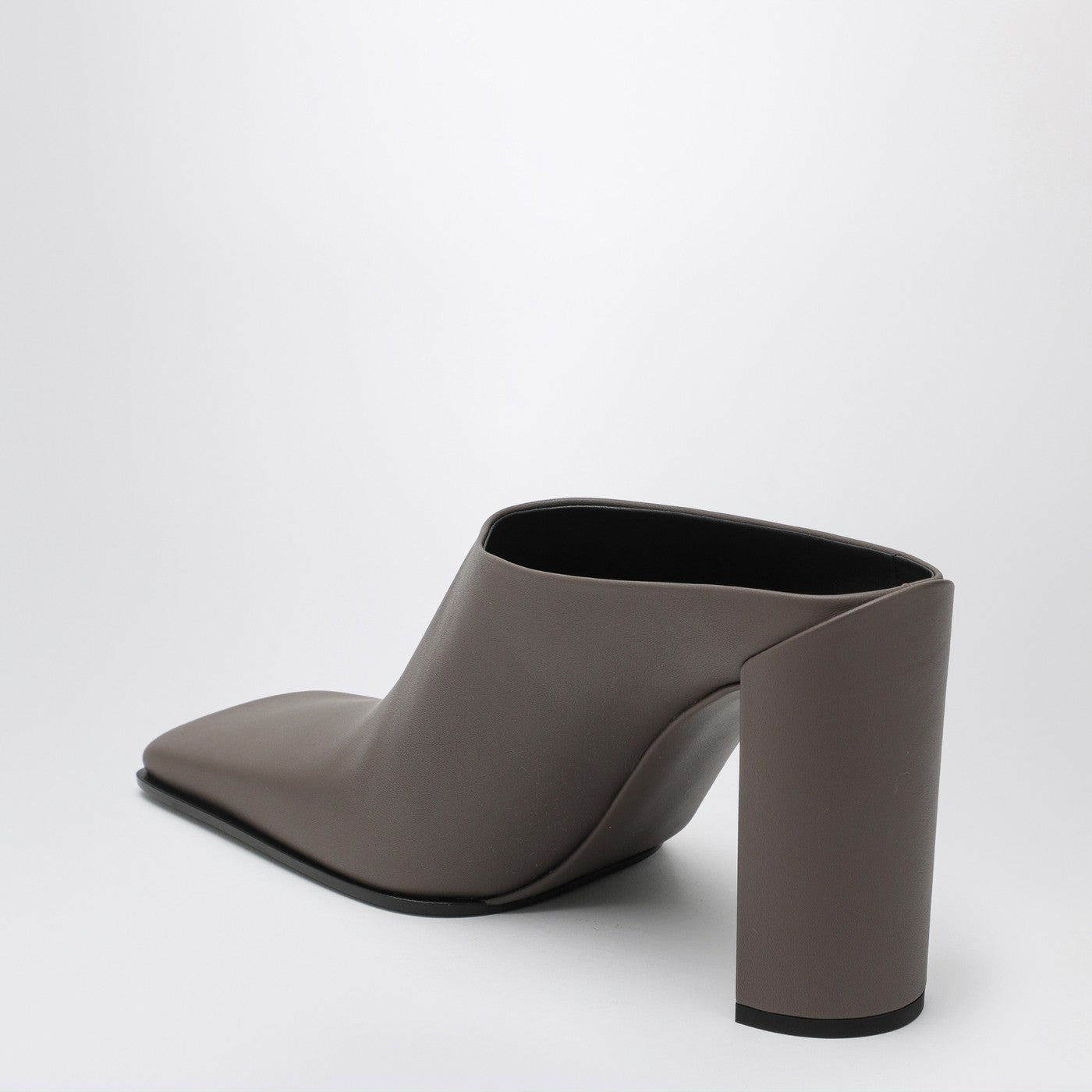 Alaia Square-Toe Mule In Taupe Grey Women ALAIA