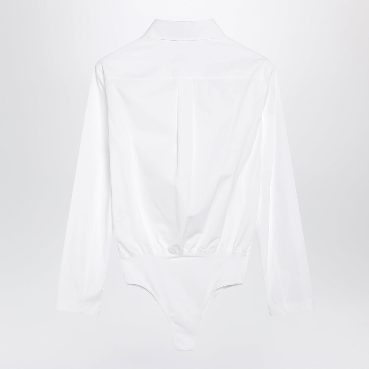 Alaia White Cotton Poplin Shirt Women ALAIA