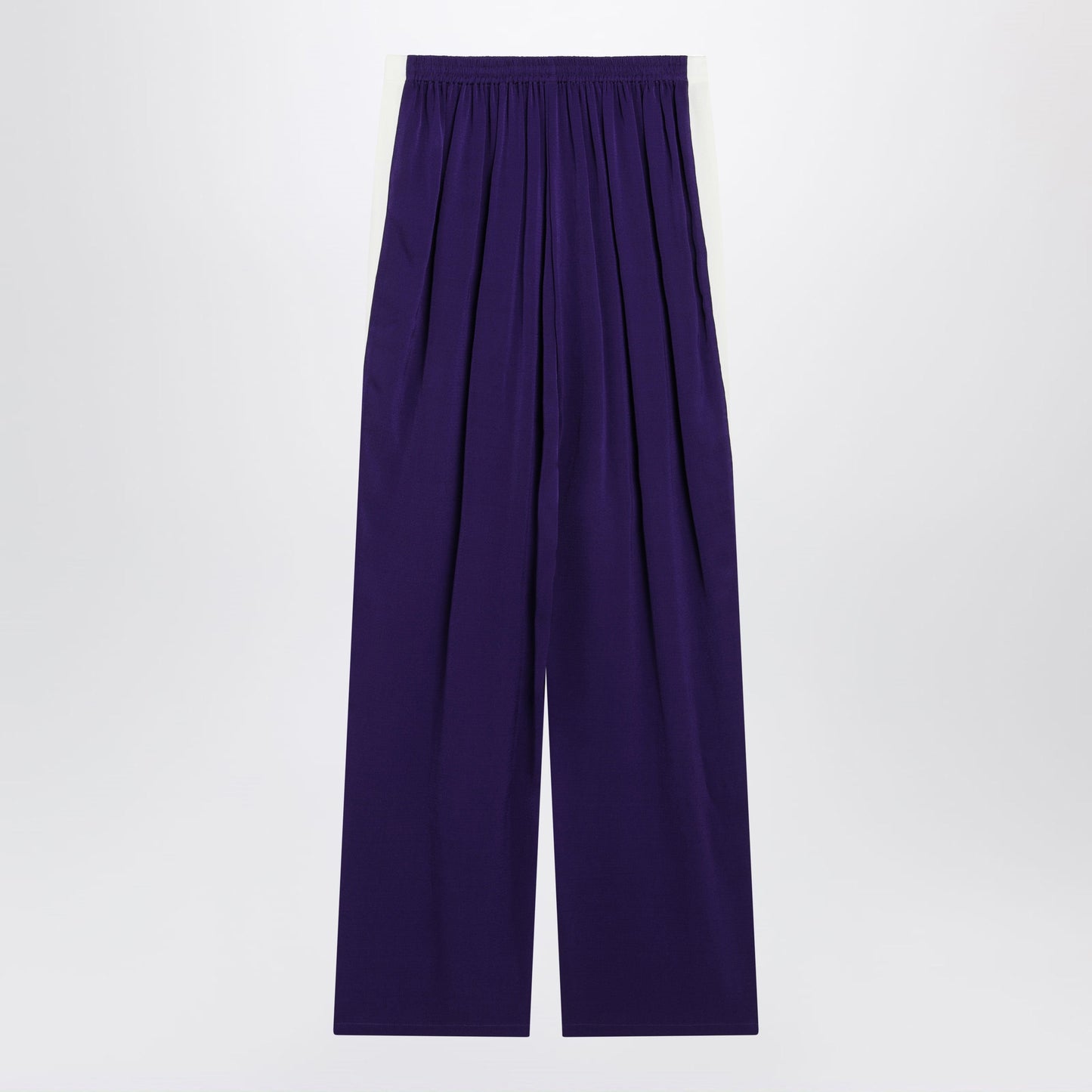 Alaia Violet Straight-Leg Viscose Cady Trousers Women ALAIA