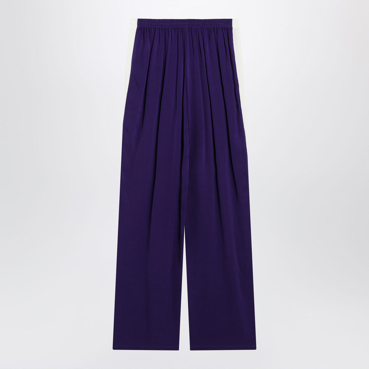 Alaia Violet Straight-Leg Viscose Cady Trousers Women ALAIA