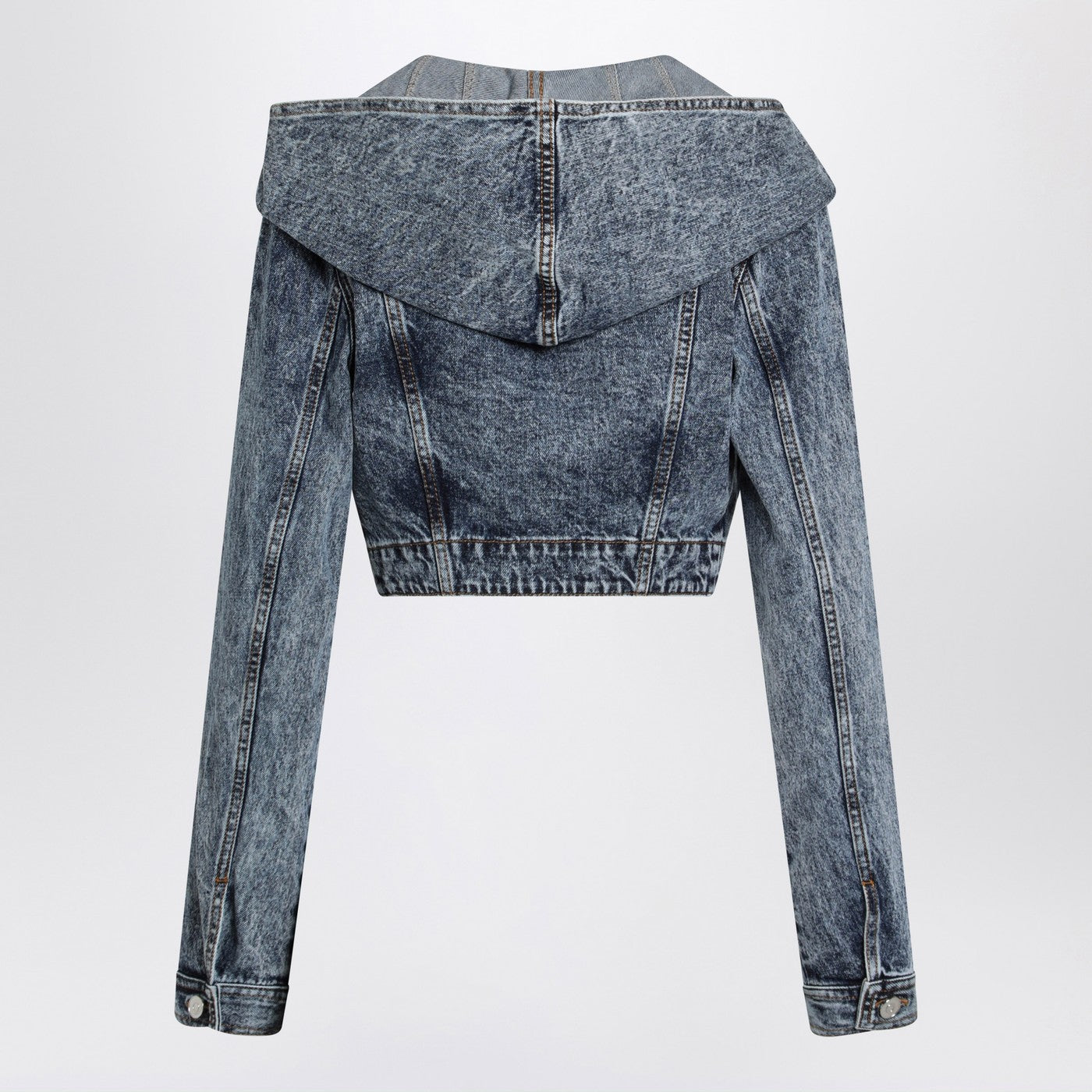 Alaia Denim Hooded Jacket Women ALAIA