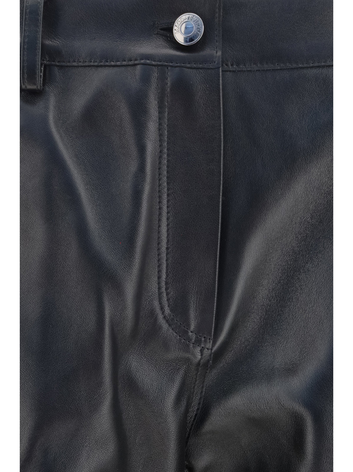 Magda Butrym Women Straight-Leg Leather Pants MAGDA BUTRYM