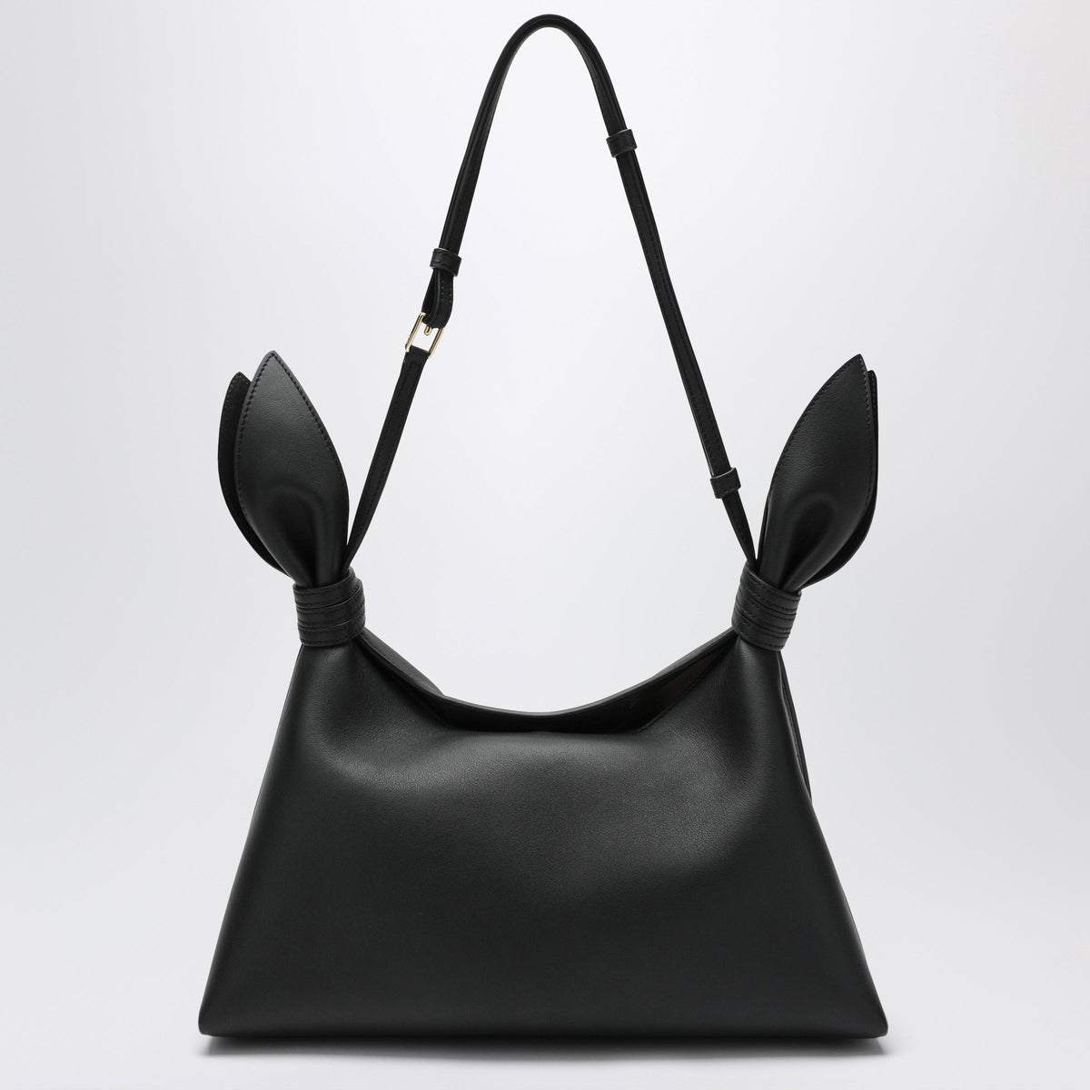 Loewe Medium Scarf Bag In Black Leather Women LOEWE