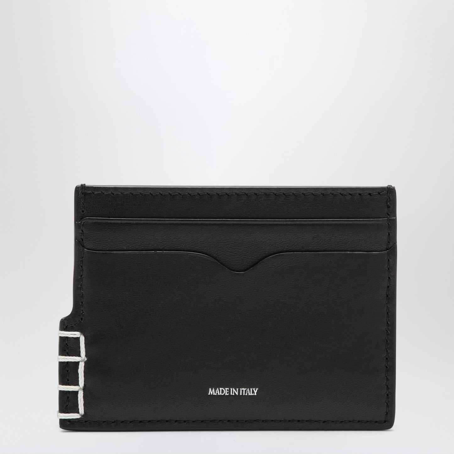 Jw Anderson Loafer Card Holder In Black Leather Men J.W. ANDERSON